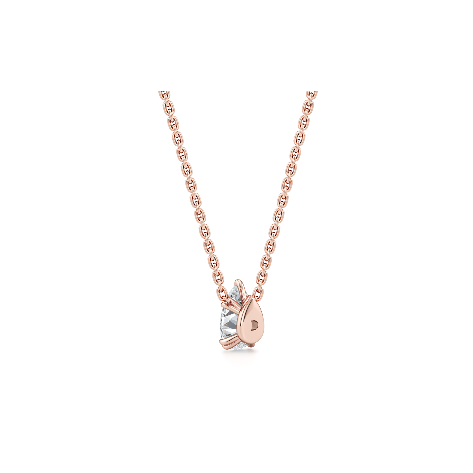 Elle Lab Diamond Pear Pendant - view 9
