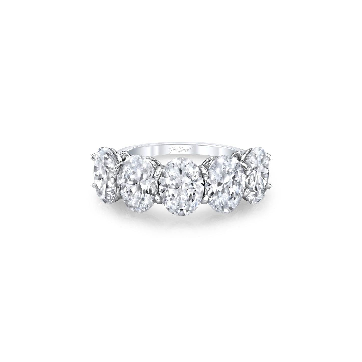 Olivia 5-Stone Oval Lab Diamond Band - view 10