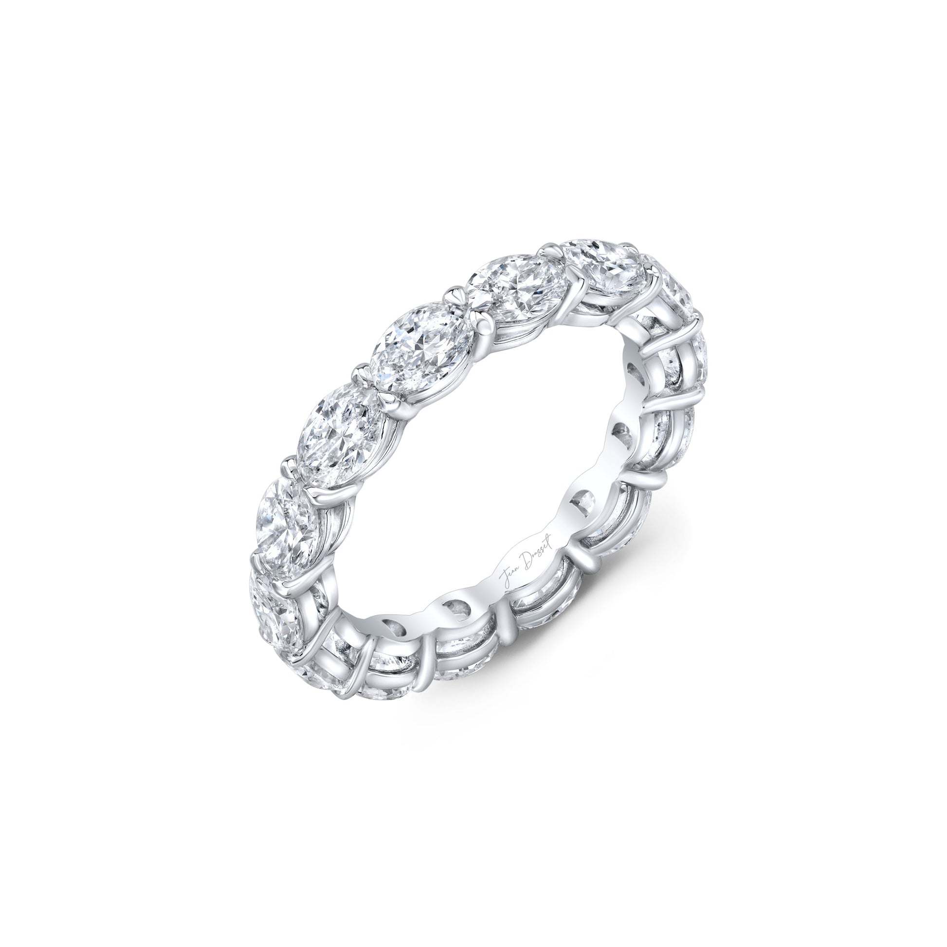 Olivia East-West Oval Lab Diamond Eternity Band - view 10