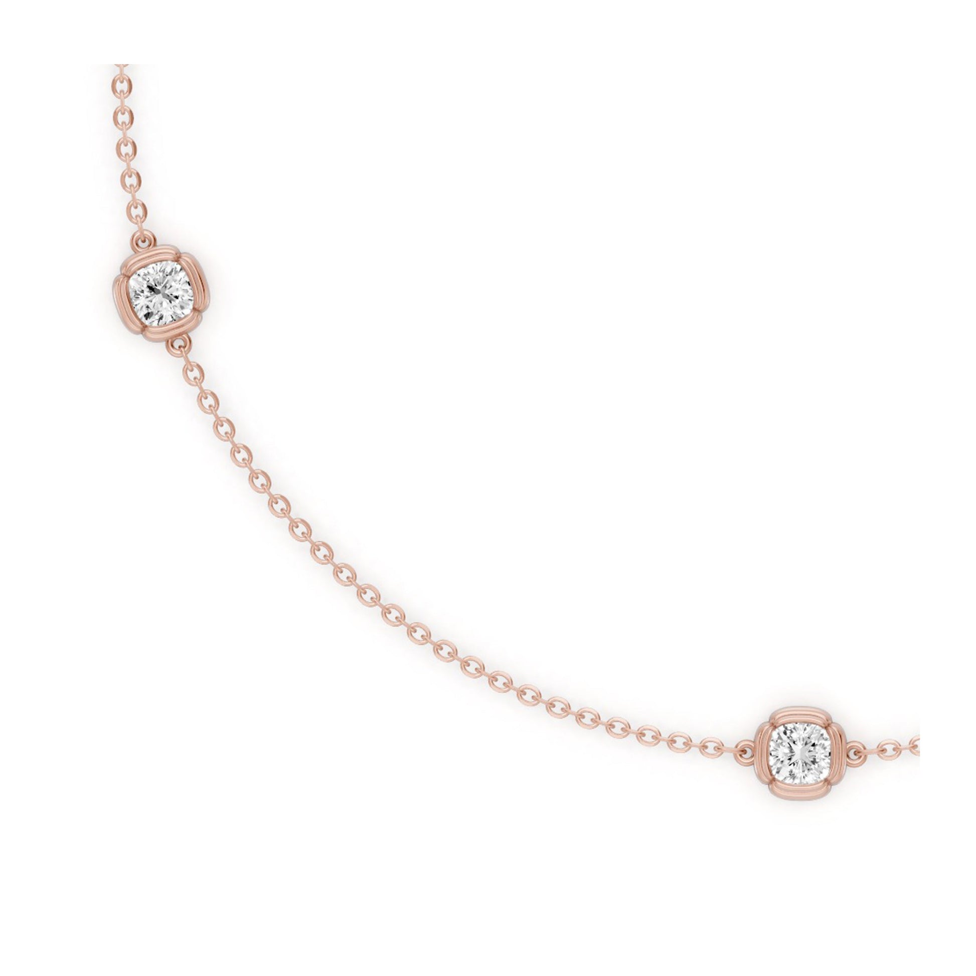 Doree By The Yard Cushion Lab Diamond Bracelet - view 10