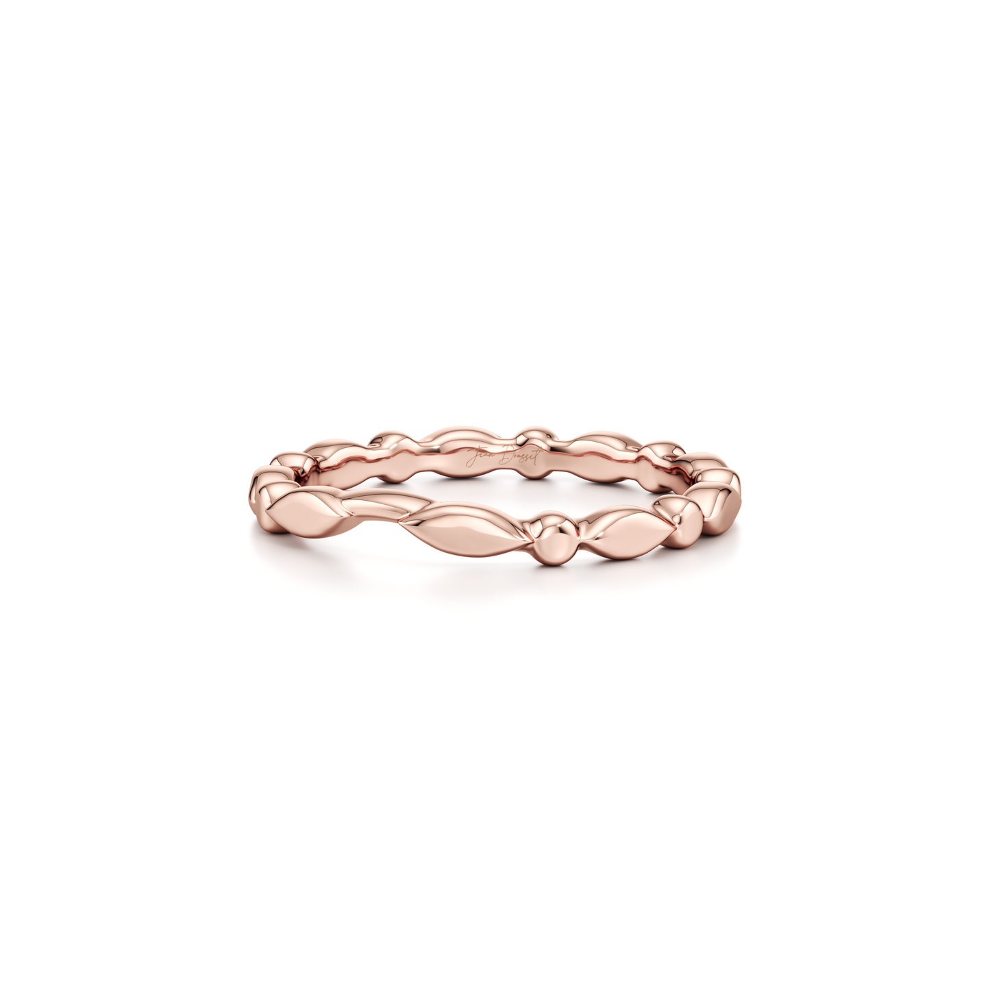 Vivienne High Polish Wedding Band - view 10