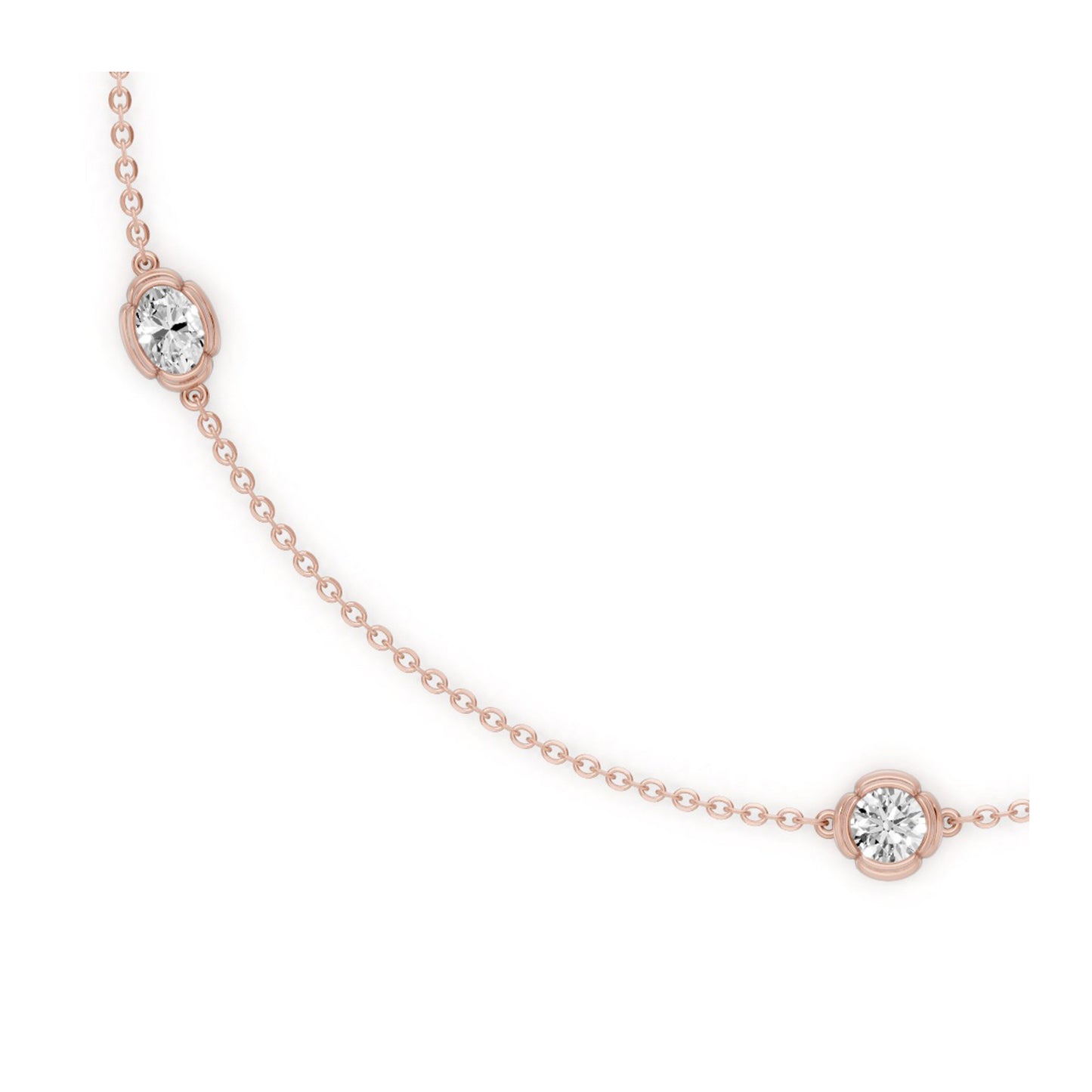 Doree By The Yard Mixed Shape Lab Diamond Bracelet - view 10