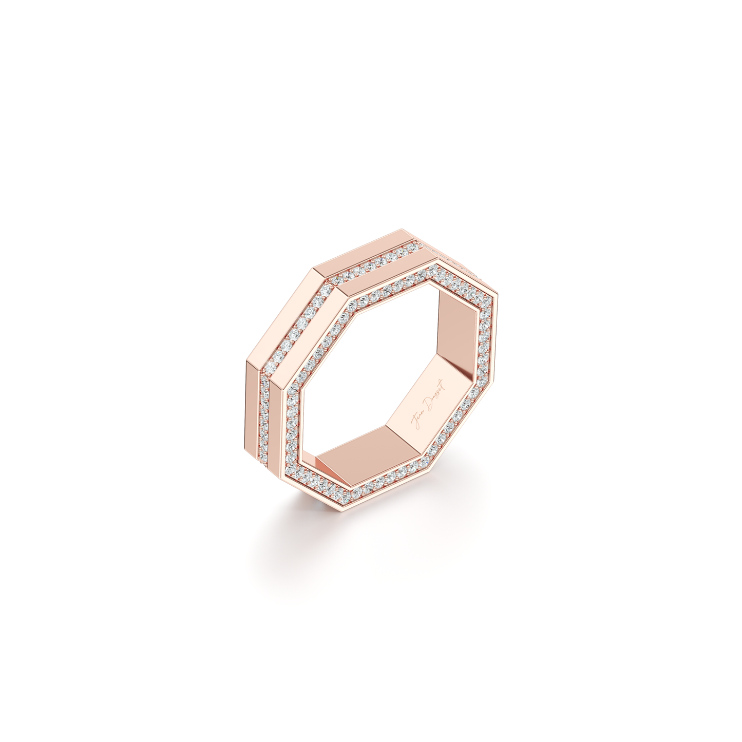 Hayden Pave Channel Octagon Band - view 10