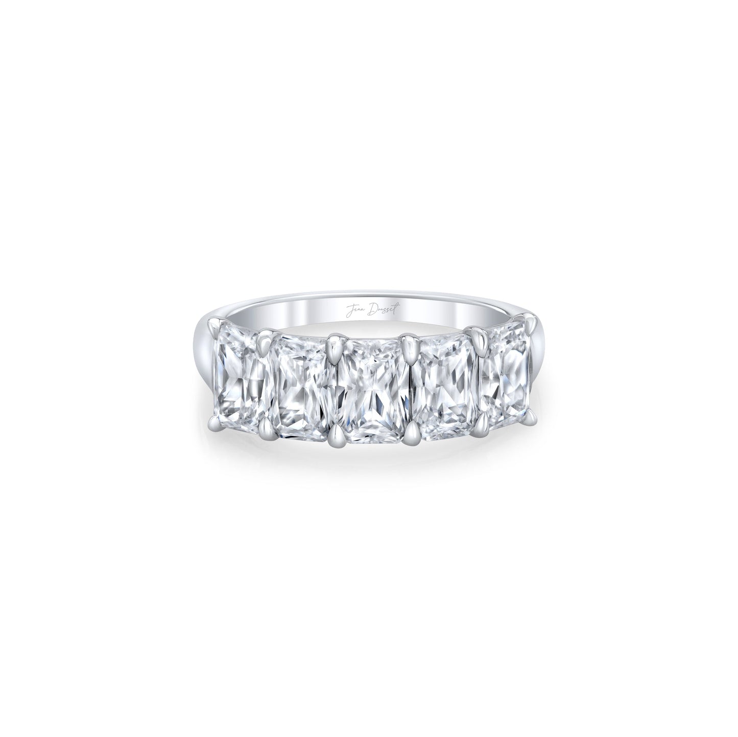 Olivia 5-Stone Radiant Lab Diamond Band - view 10