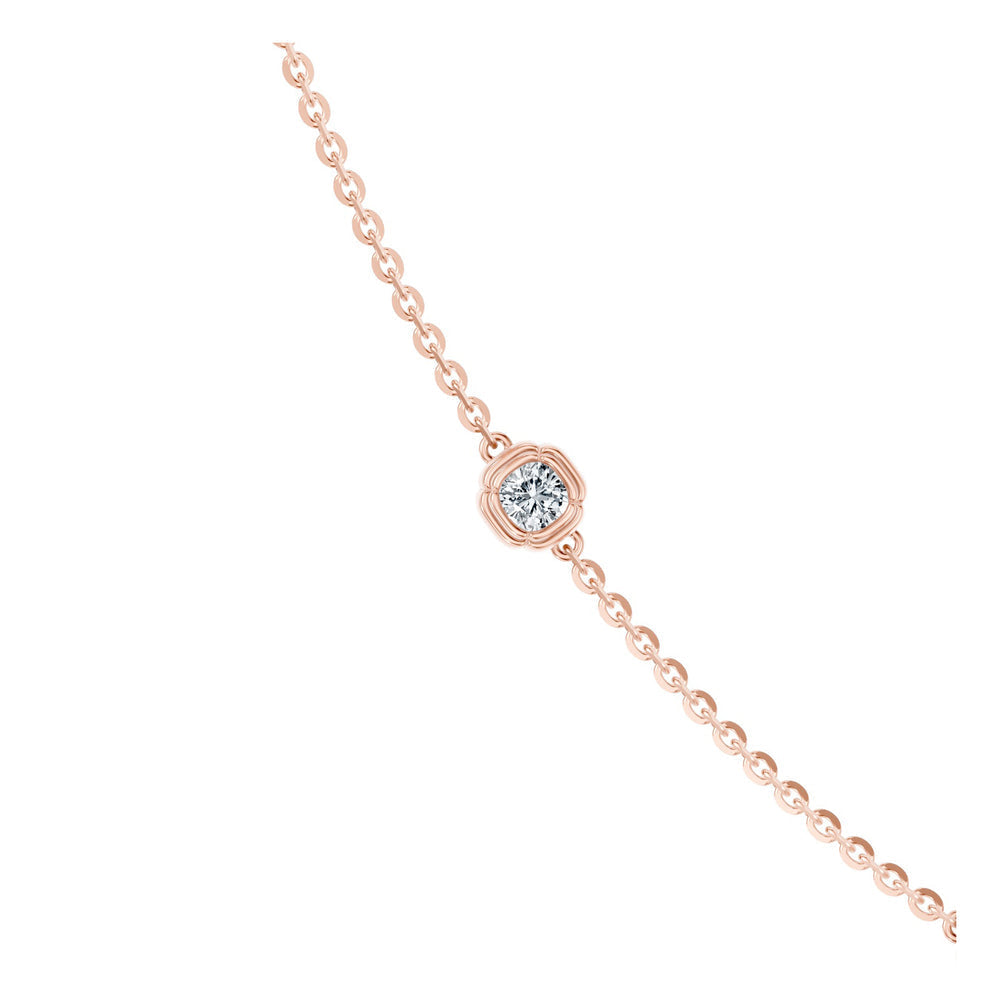 Doree By The Yard Cushion Lab Diamond Necklace - view 10