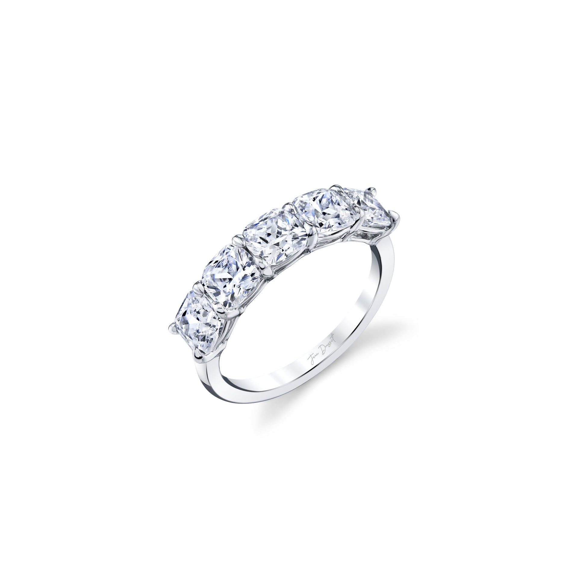 Olivia 5-Stone Cushion Lab Diamond Band - view 10