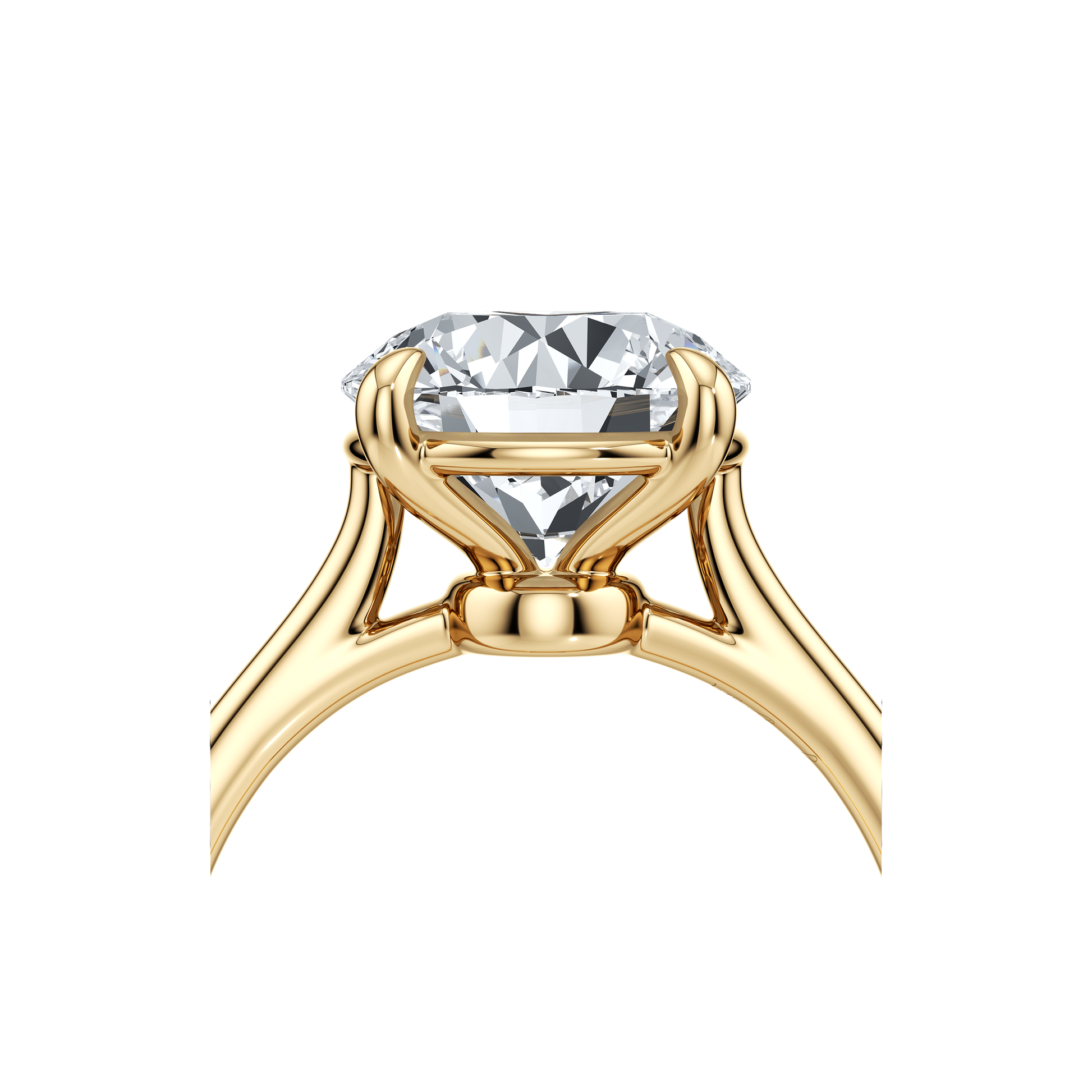 Chelsea Essential Oval Solitaire Lab Diamond Engagement Ring - view 8