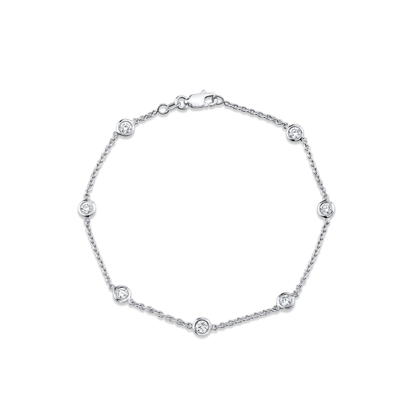 Bezel By The Yard Lab Diamond Bracelet - view 10