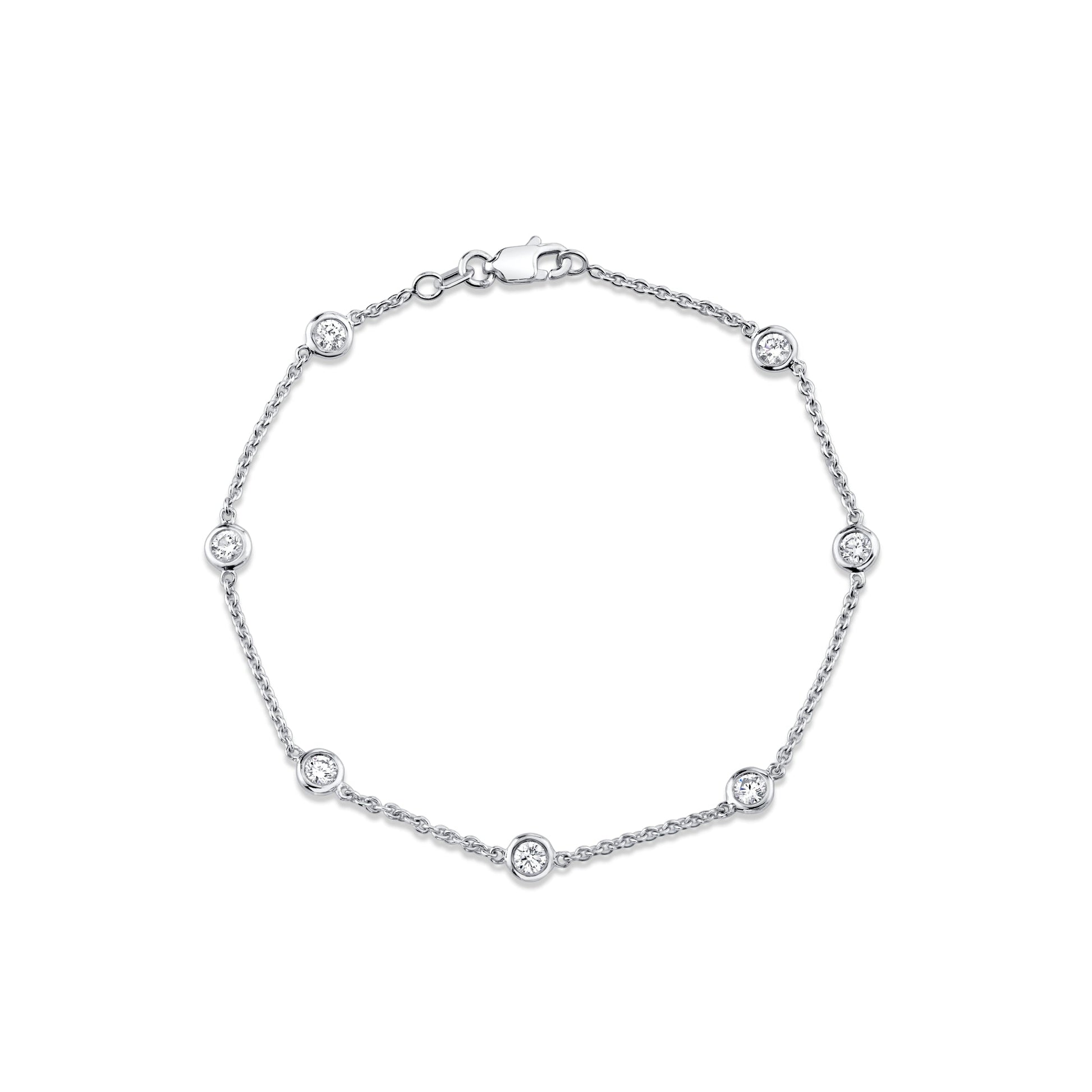 Bezel By The Yard Lab Diamond Bracelet - view 10