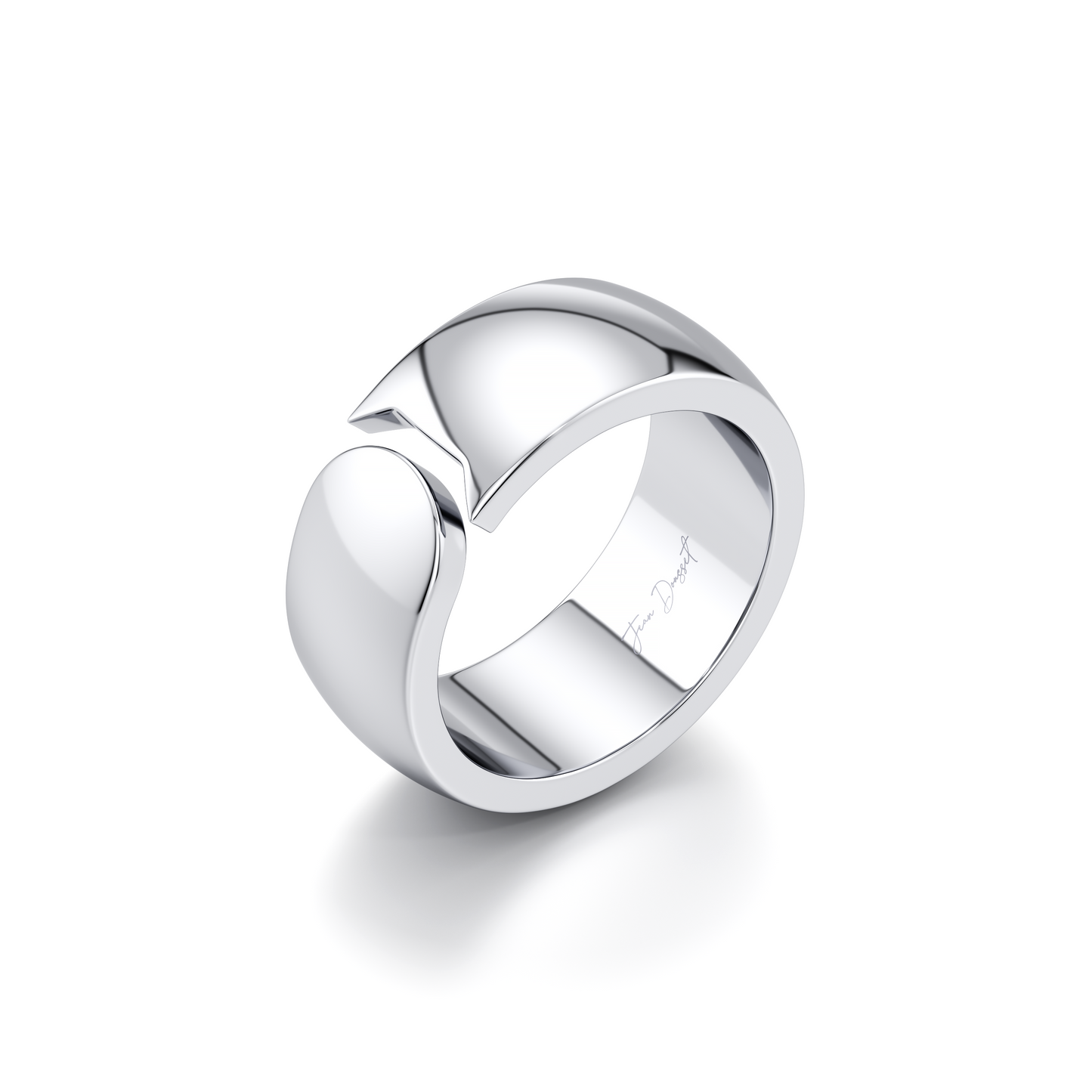 Saviera Quarter Round Wrap Ring - One Row Pave - view 10