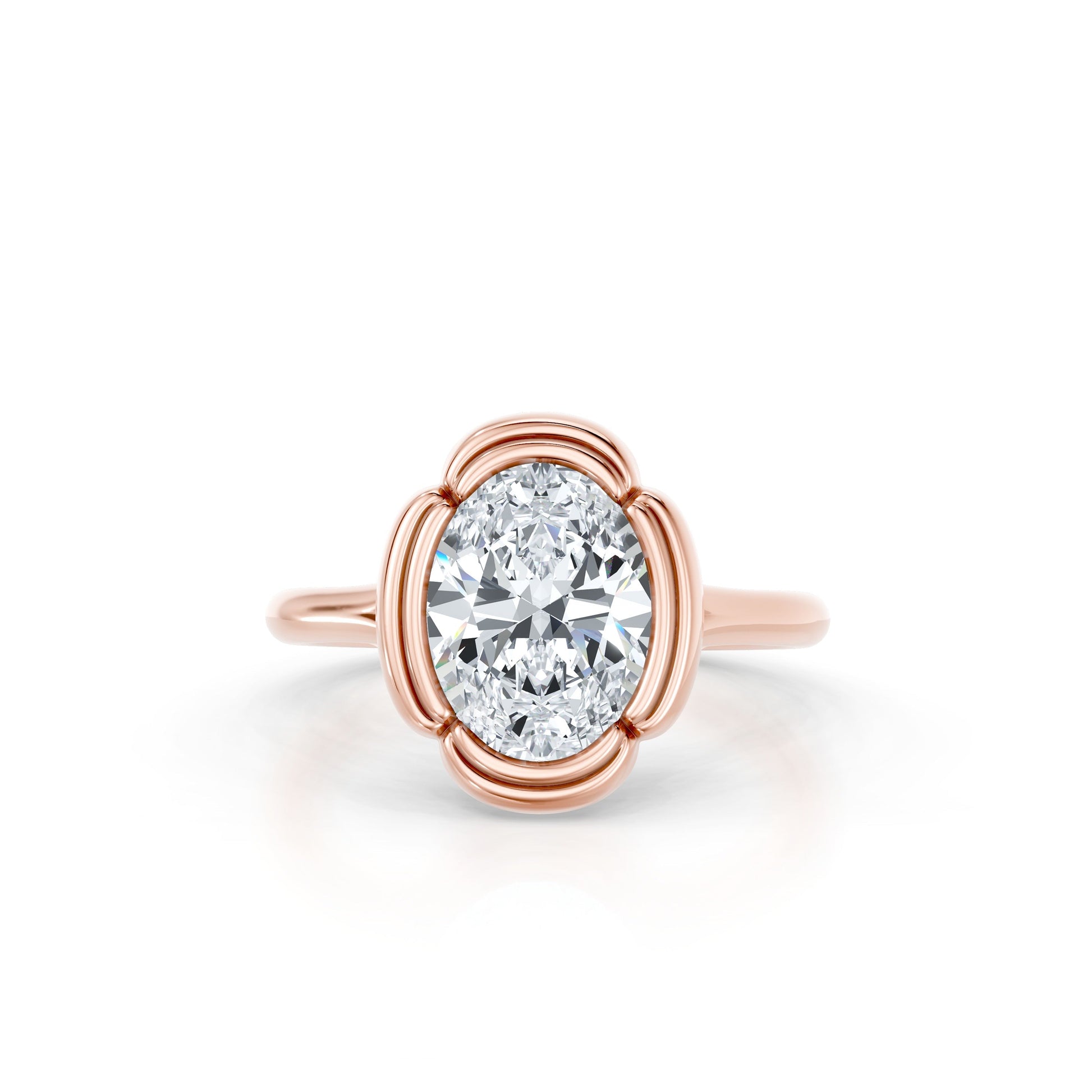 High Jewelry | Doree Solitaire Lab Diamond Engagement Ring - view 9