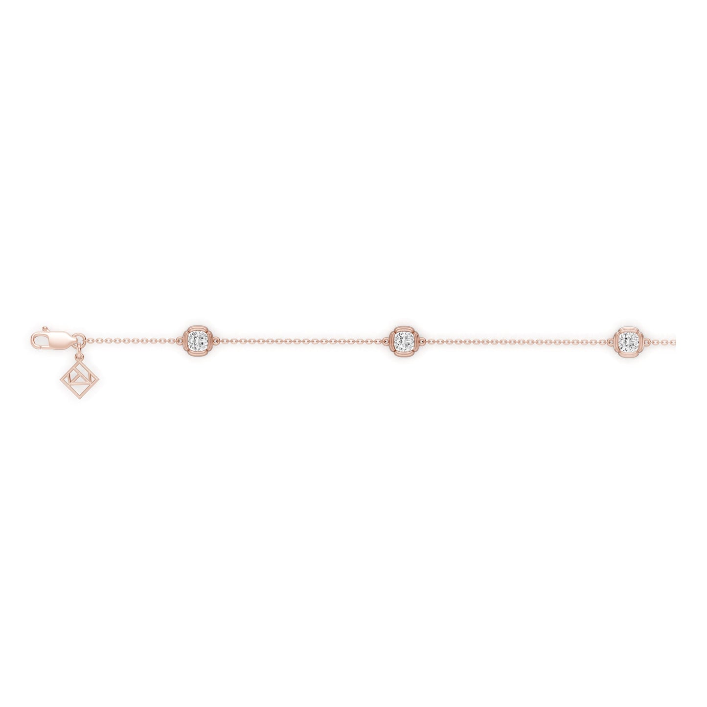 Doree By The Yard Cushion Lab Diamond Bracelet - view 11