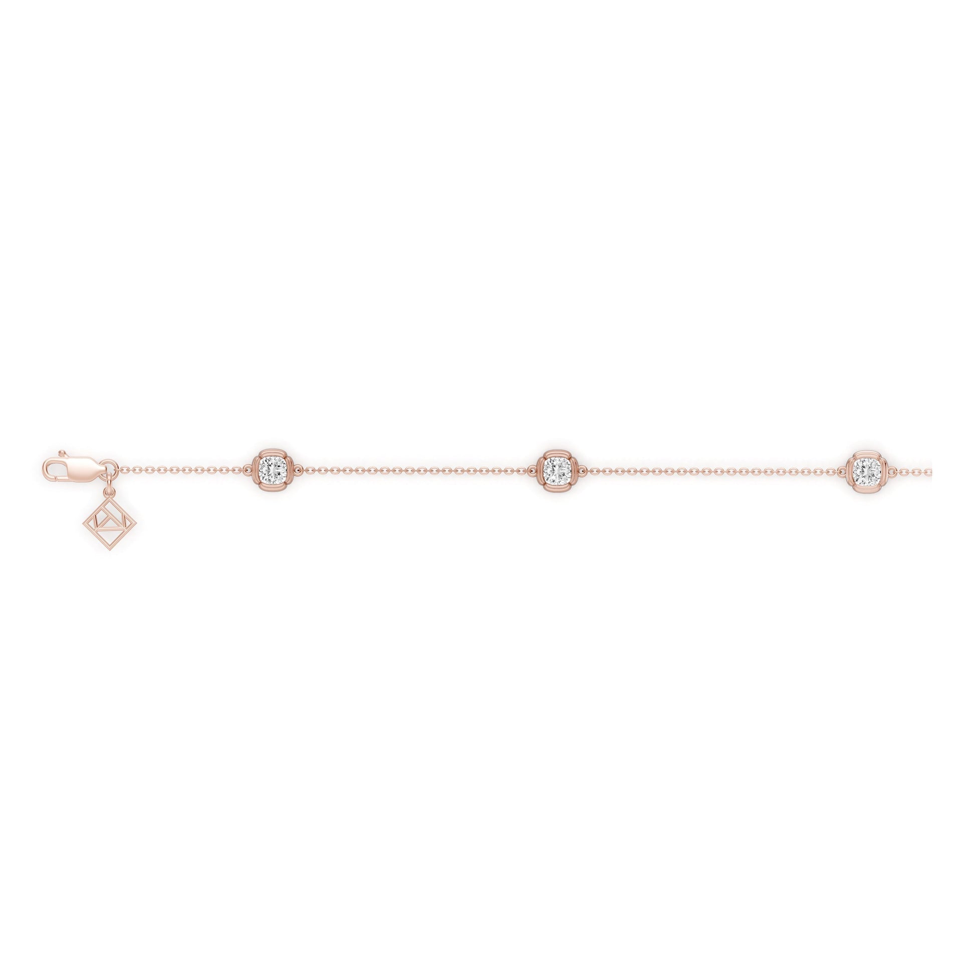 Doree By The Yard Cushion Lab Diamond Bracelet - view 11