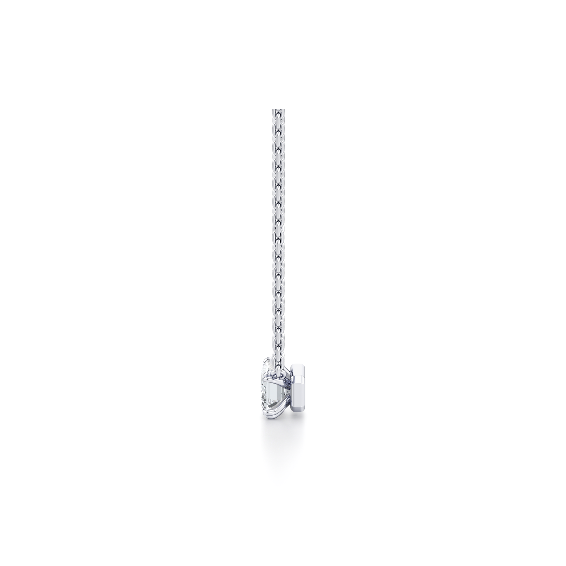 Elle Lab Diamond Emerald Pendant - view 11