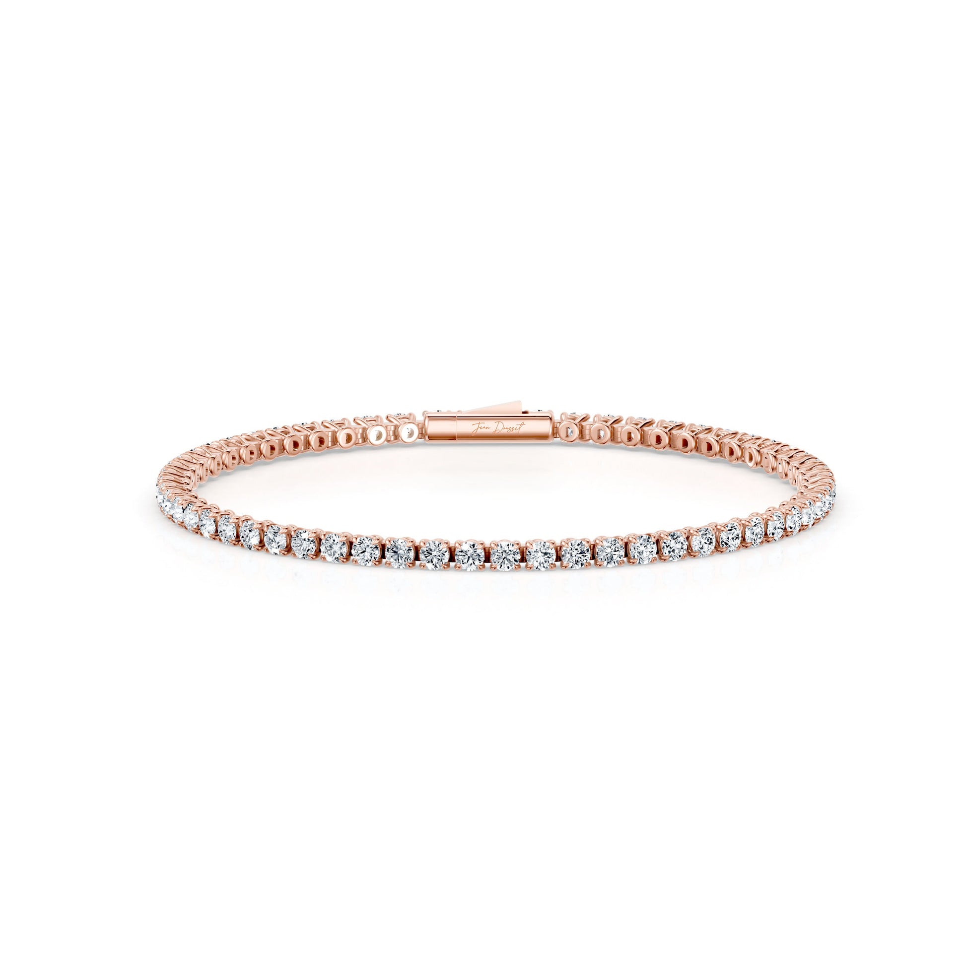 Olivia Round Brilliant Lab Diamond Tennis Bracelet - view 11