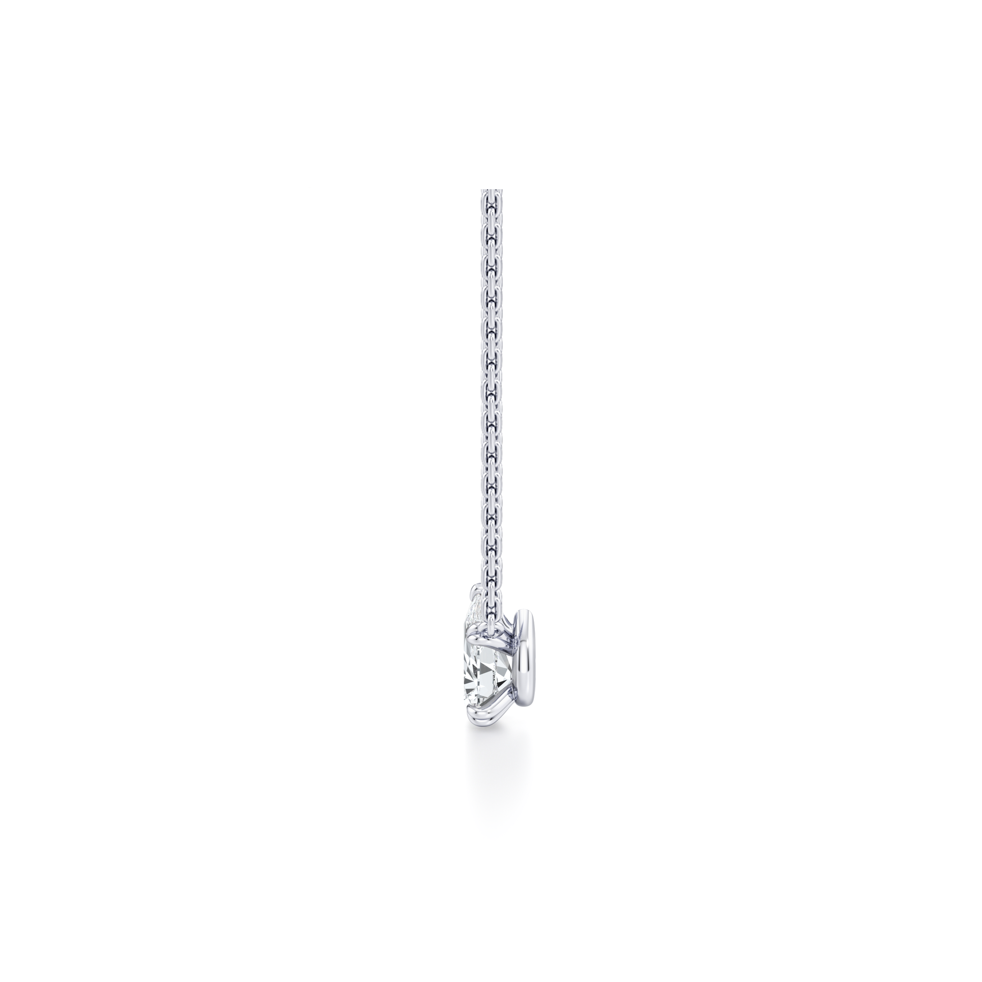 Elle Lab Diamond Pear Pendant - view 11