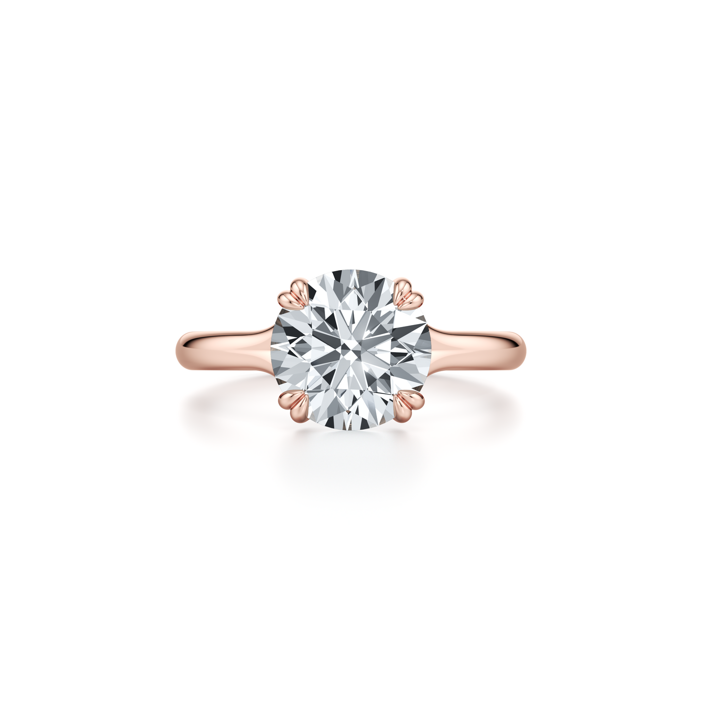 Jane Pear Solitaire Lab Diamond Engagement Ring - view 11