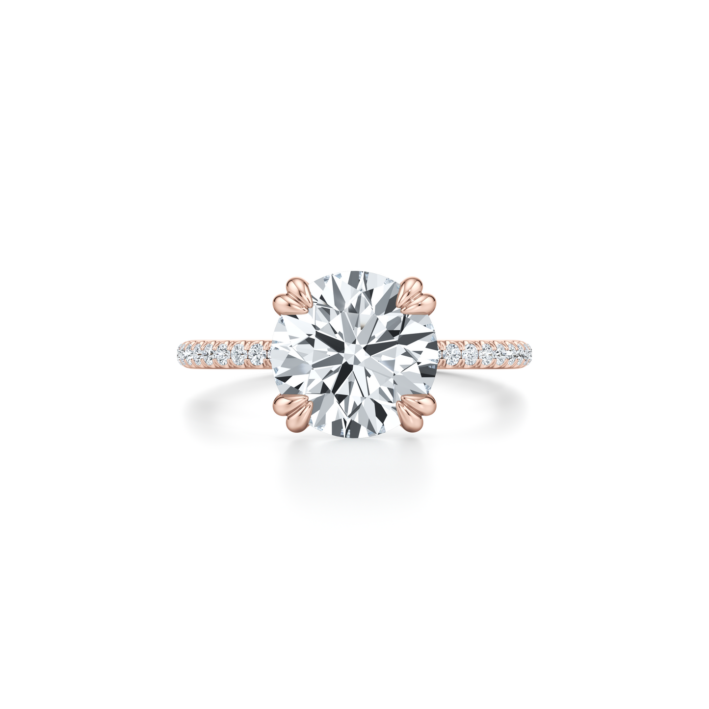 Kate Pear Solitaire Lab Diamond Engagement Ring - view 9