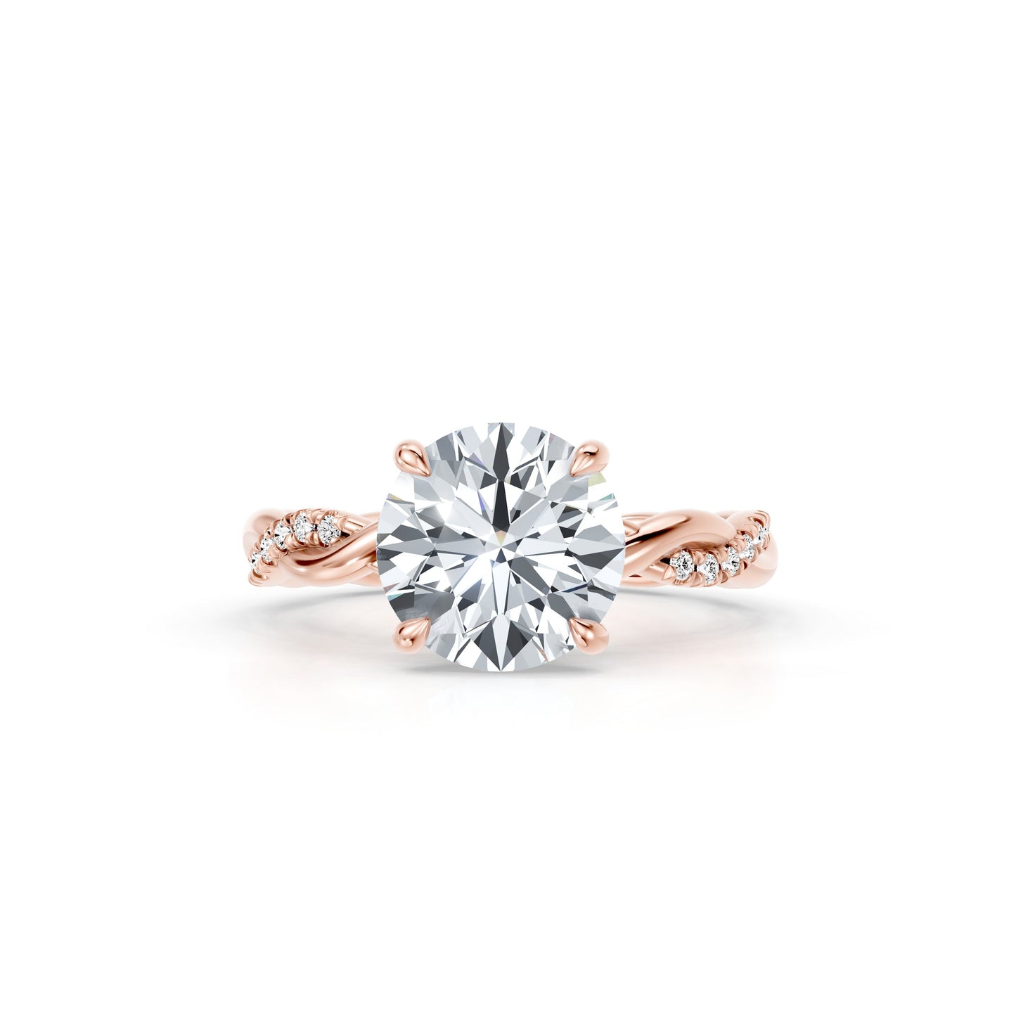 Ivy Heritage Elongated Cushion Solitaire Lab Diamond Engagement Ring - view 9