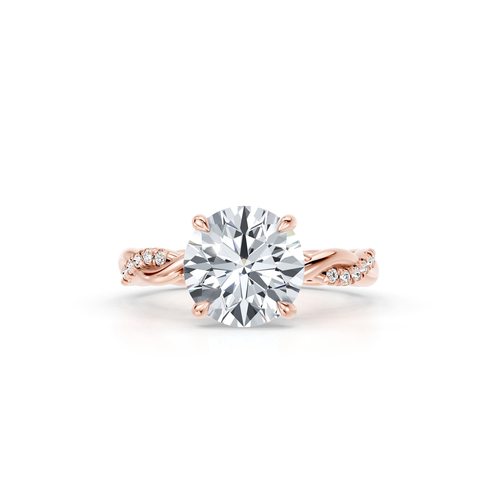 Ivy Heritage Elongated Cushion Solitaire Lab Diamond Engagement Ring - view 9