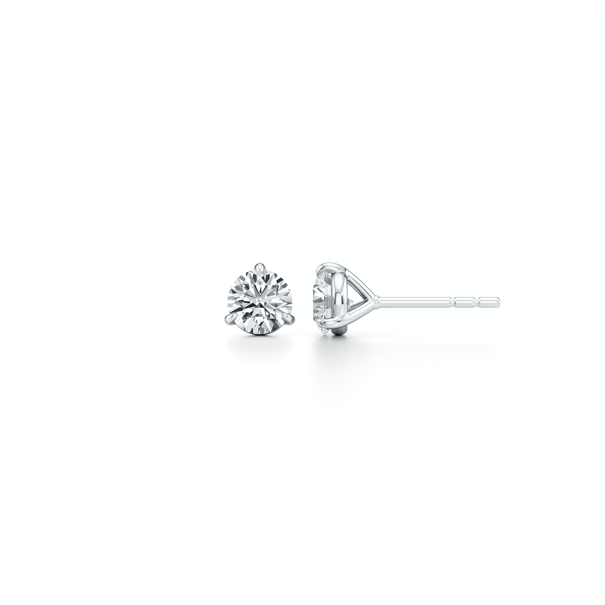 Chelsea Essential Lab Diamond Round Brilliant Martini Studs - view 11