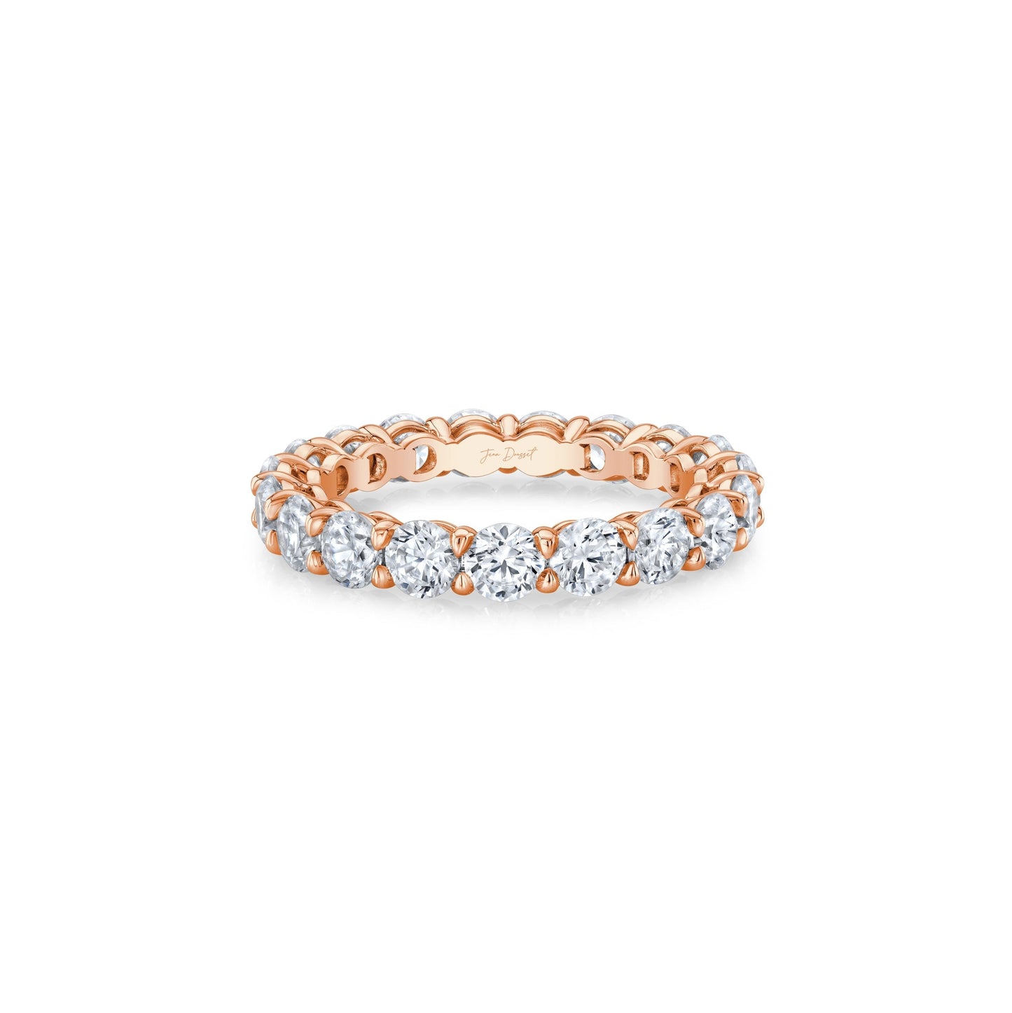 Olivia Round Brilliant Lab Diamond Eternity Band - view 11
