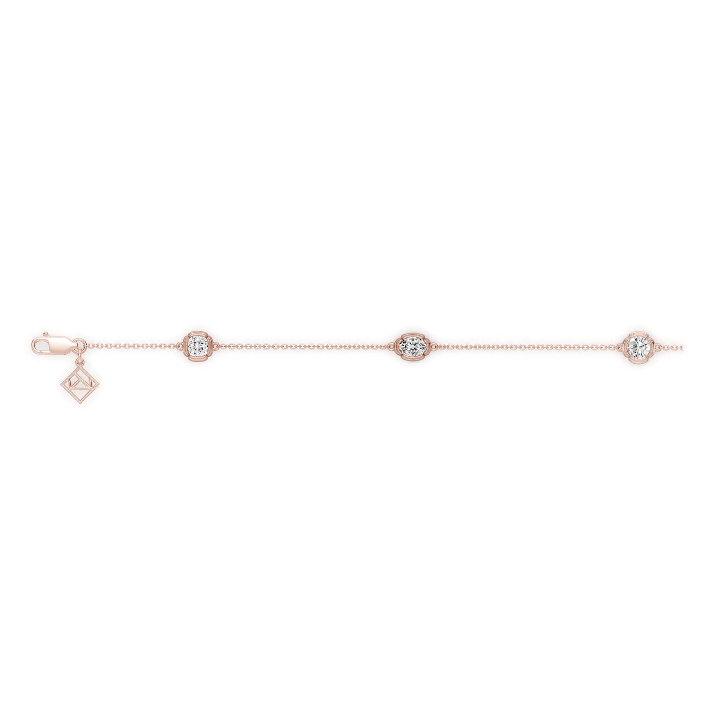 Doree By The Yard Mixed Shape Lab Diamond Bracelet - view 11