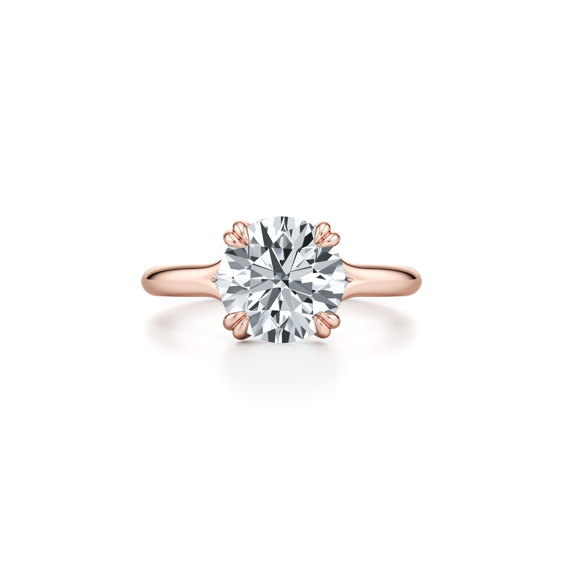 Jane Round Round Three Stone Lab Diamond Engagement Ring - view 11