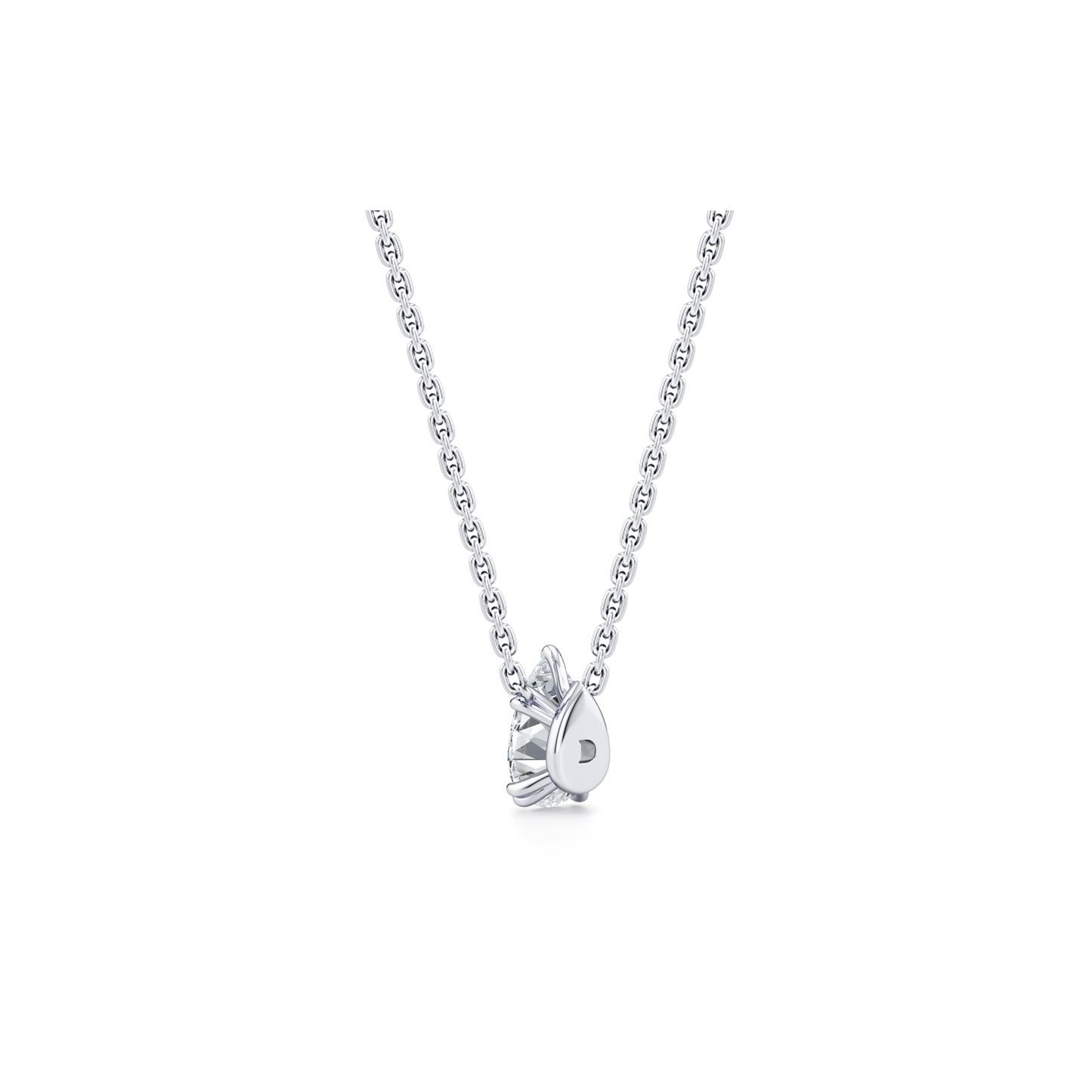 Elle Lab Diamond Pear Pendant - view 12