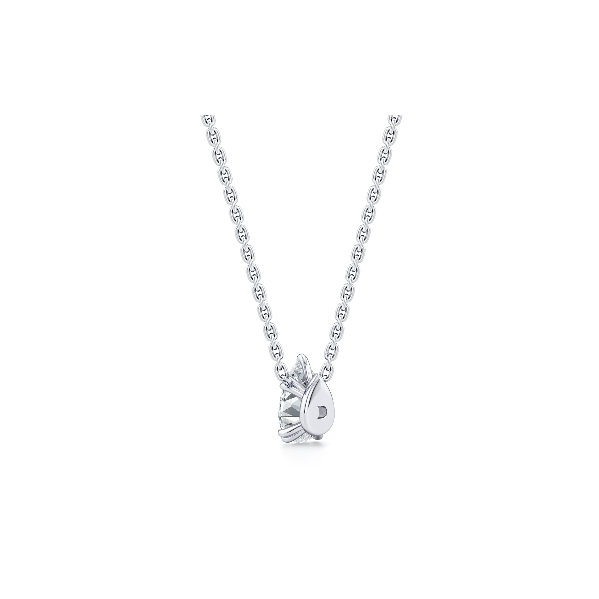 Elle Lab Diamond Pear Pendant - view 12