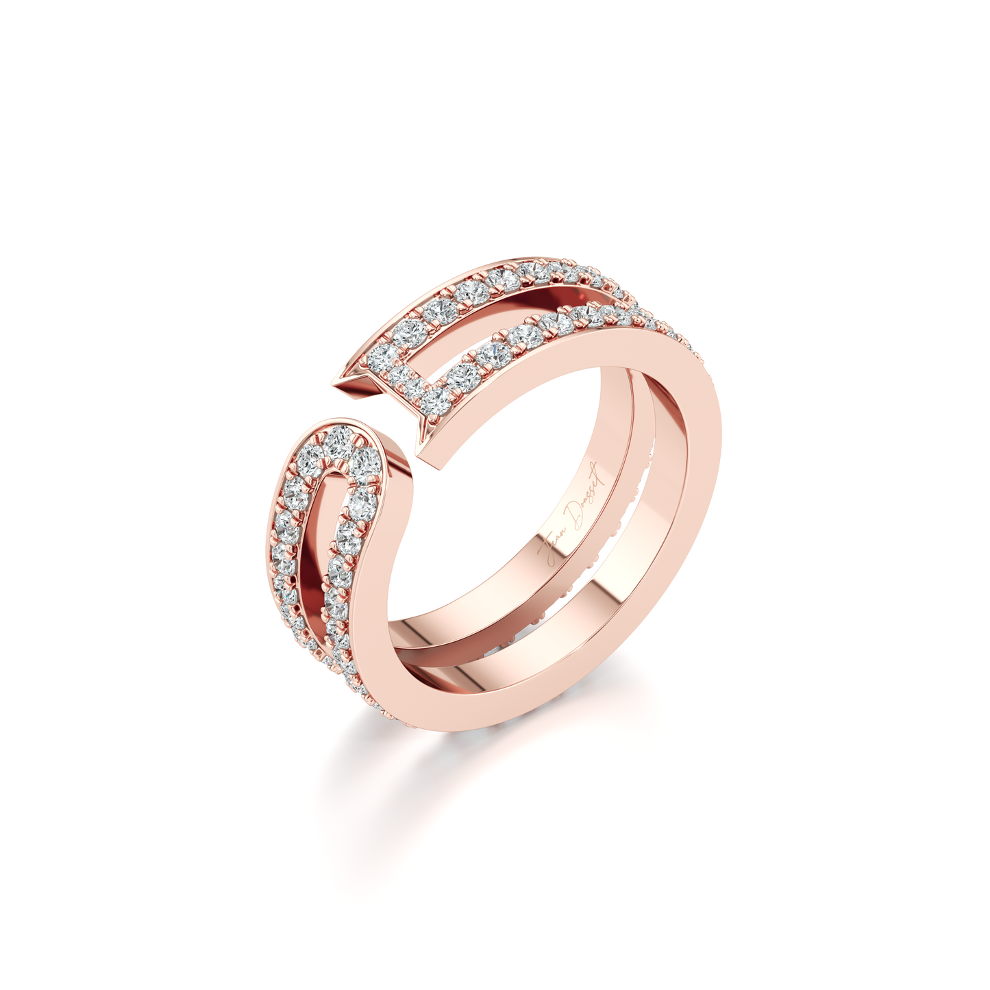 Saviera Open Wrap Pave Ring - view 12