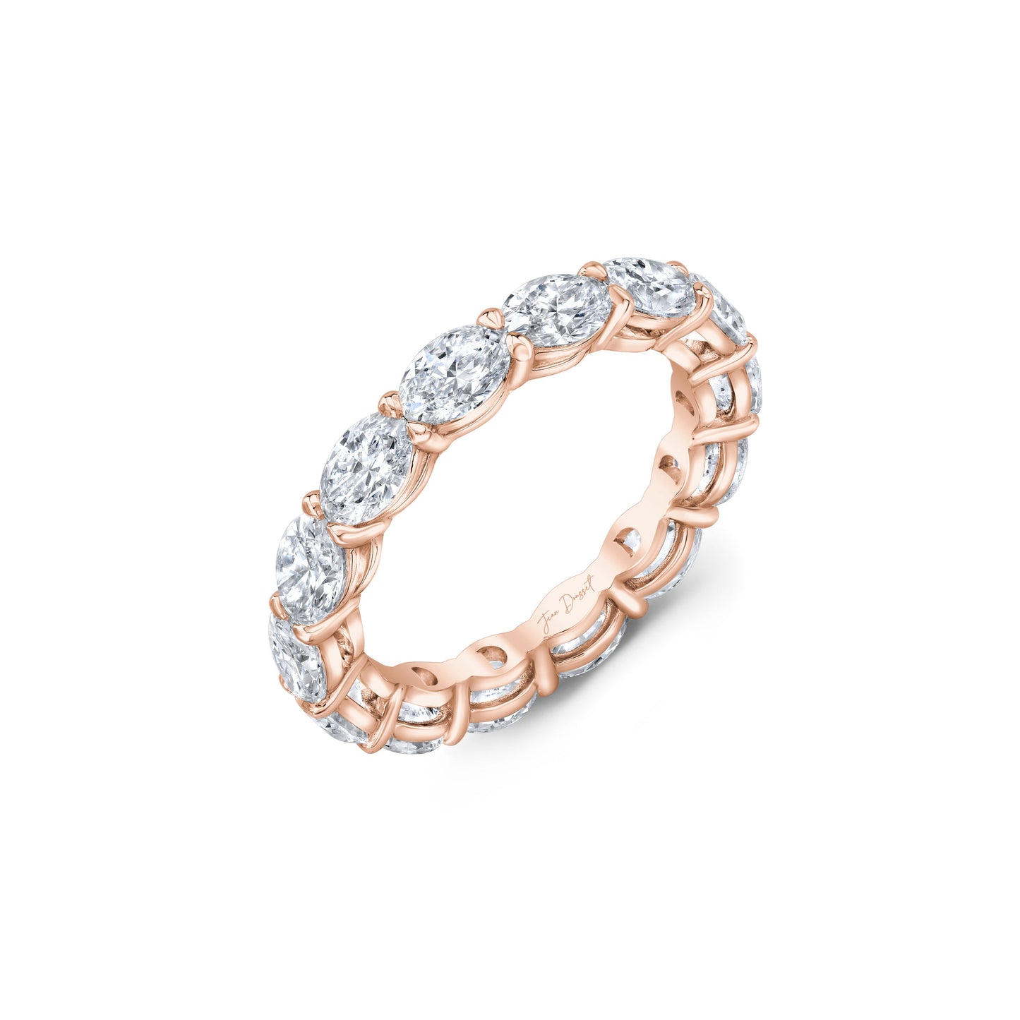 Olivia East-West Oval Lab Diamond Eternity Band - view 12