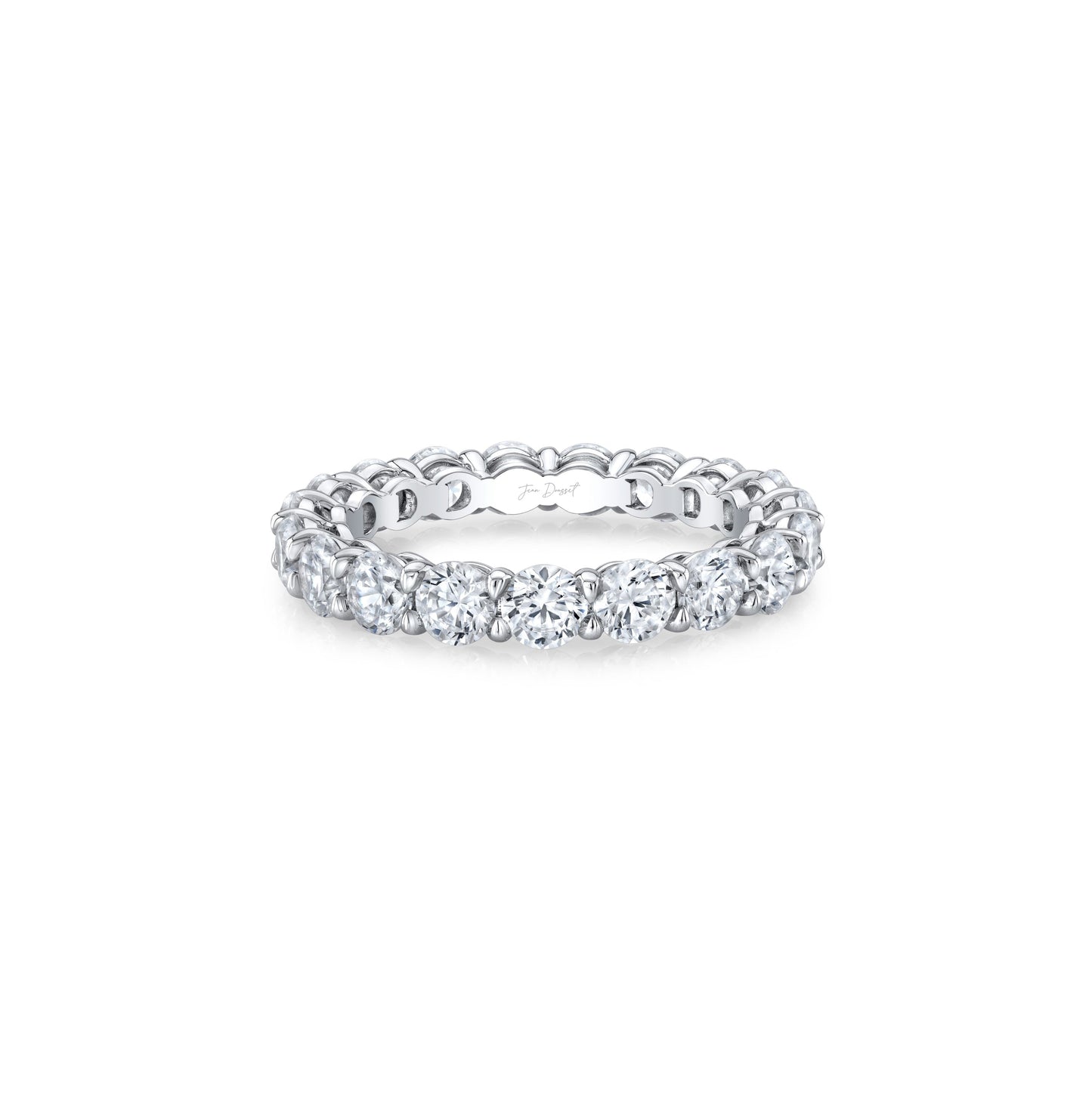 Olivia Round Brilliant Lab Diamond Eternity Band - view 12