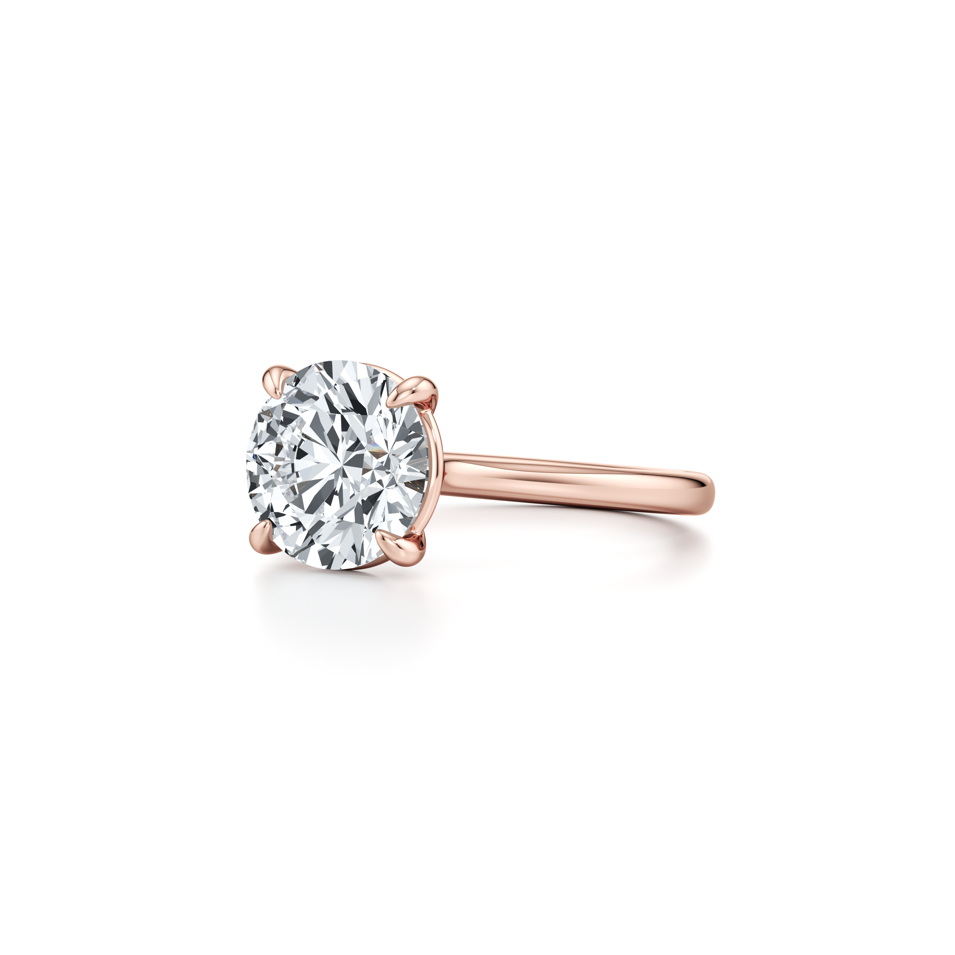 Chelsea Essential Oval Solitaire Lab Diamond Engagement Ring - view 10