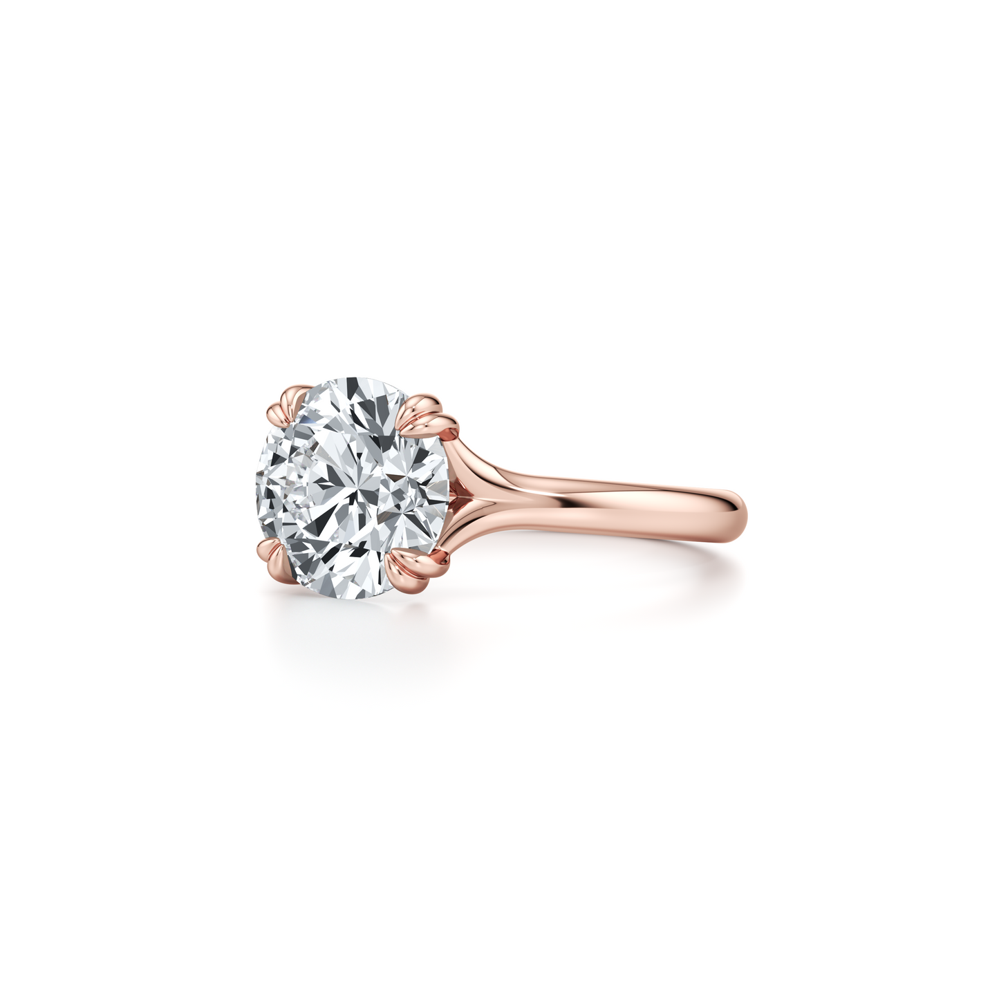 Jane Pear Solitaire Lab Diamond Engagement Ring - view 12