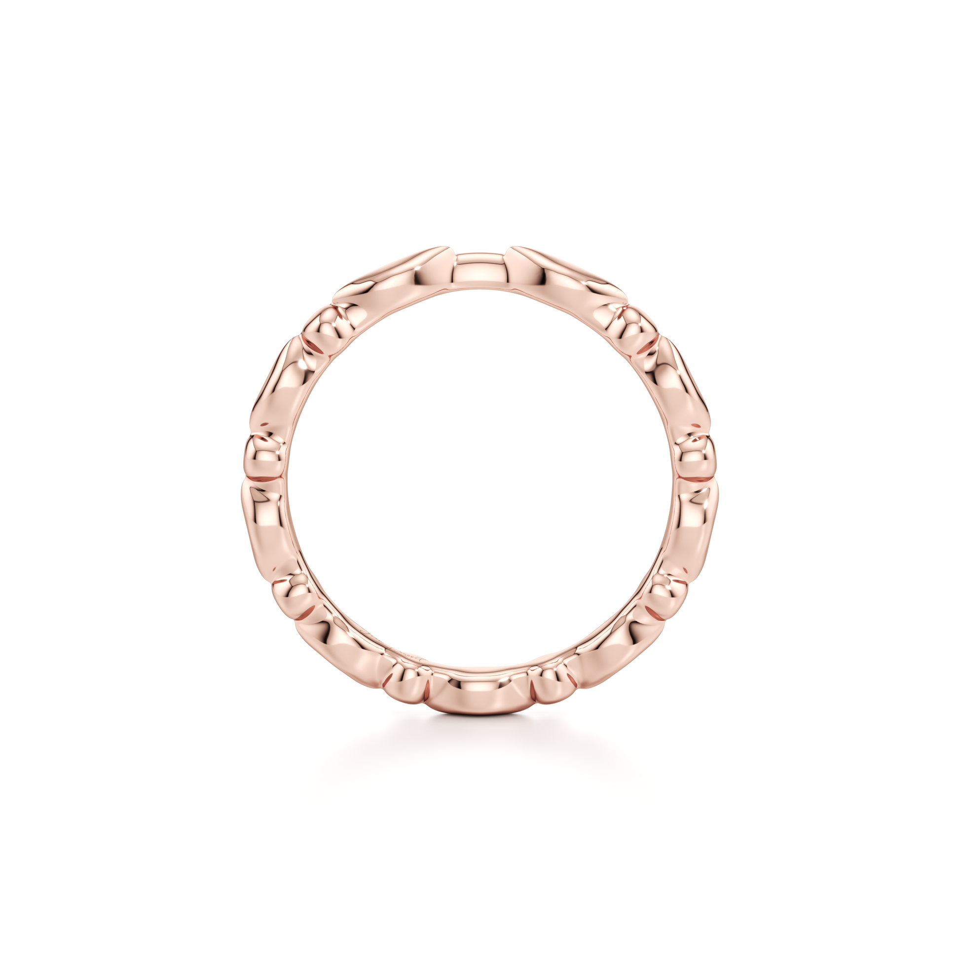 Vivienne High Polish Wedding Band - view 12