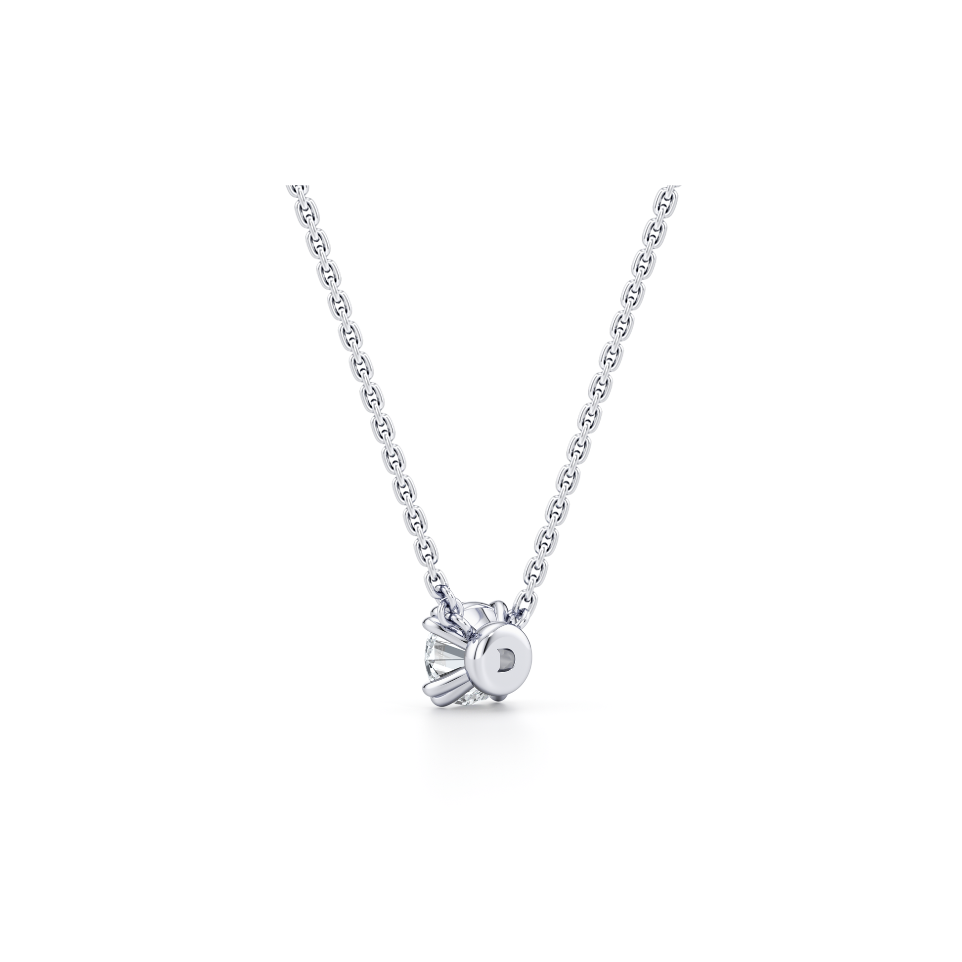 Elle Round Brilliant Pendant - view 12