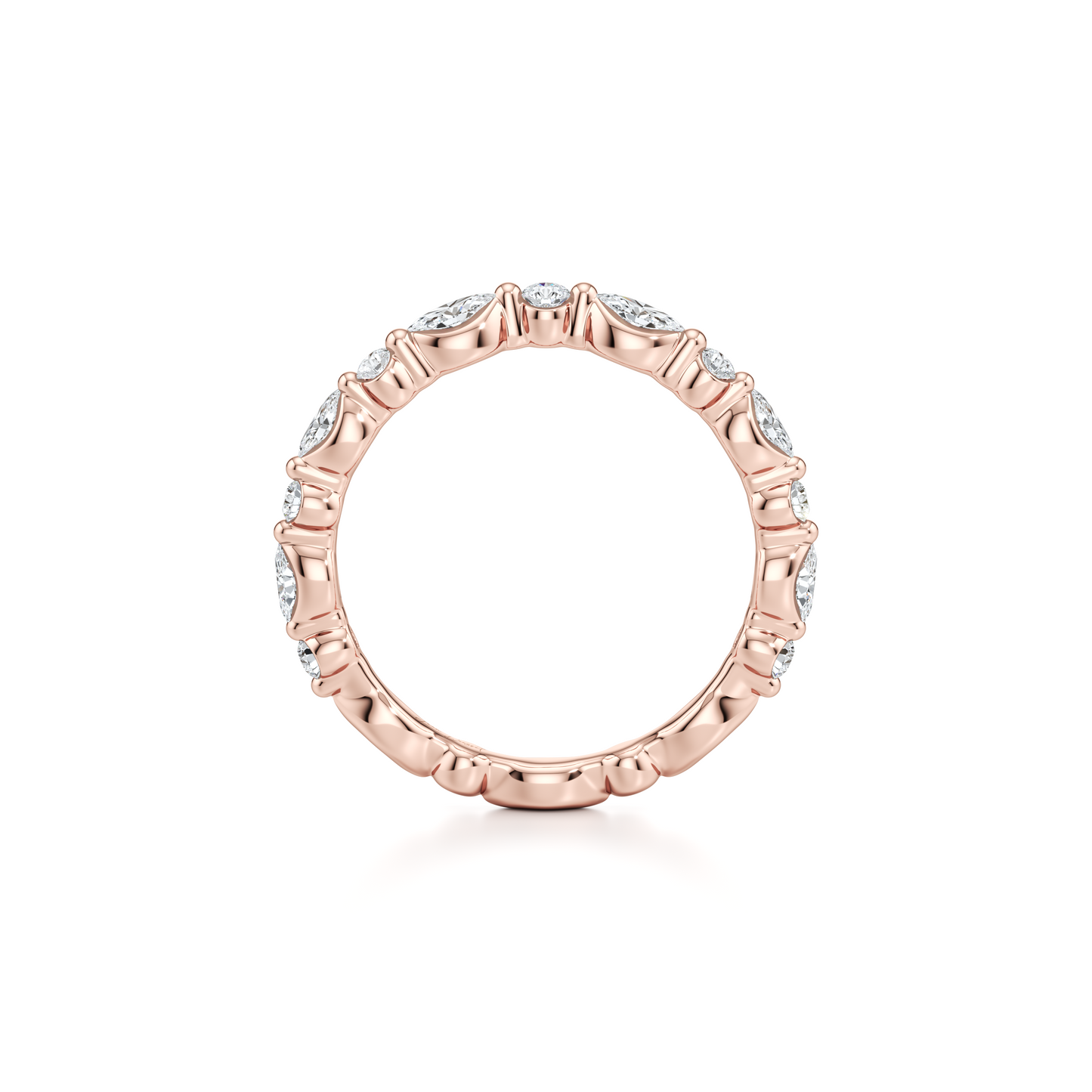 Vivienne Lab Diamond Wedding Band - view 12