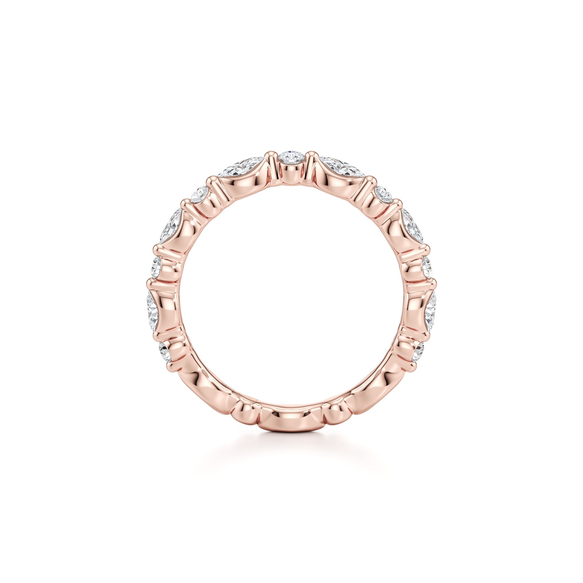 Vivienne Lab Diamond Wedding Band - view 12