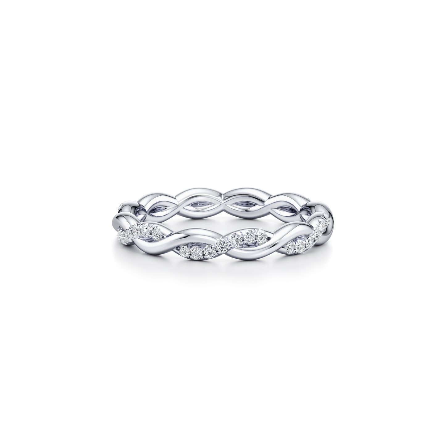 Ivy Lab Diamond Wedding Band - view 12
