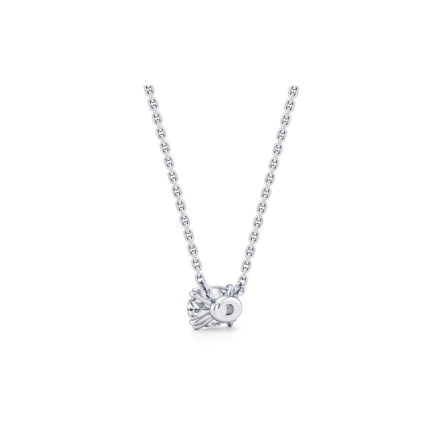 Elle Lab Diamond Oval Pendant - view 12