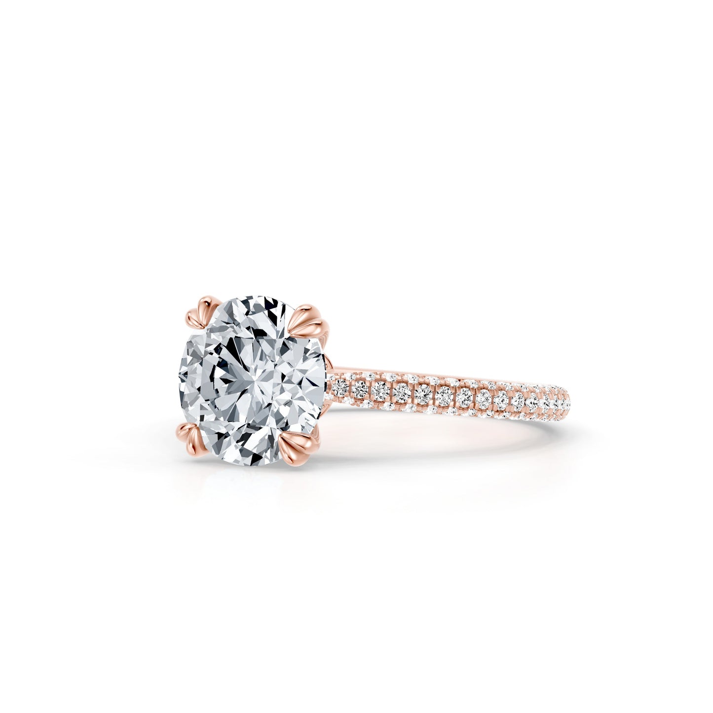 Chelsea Signature Radiant Lab Diamond Engagement Ring - view 10