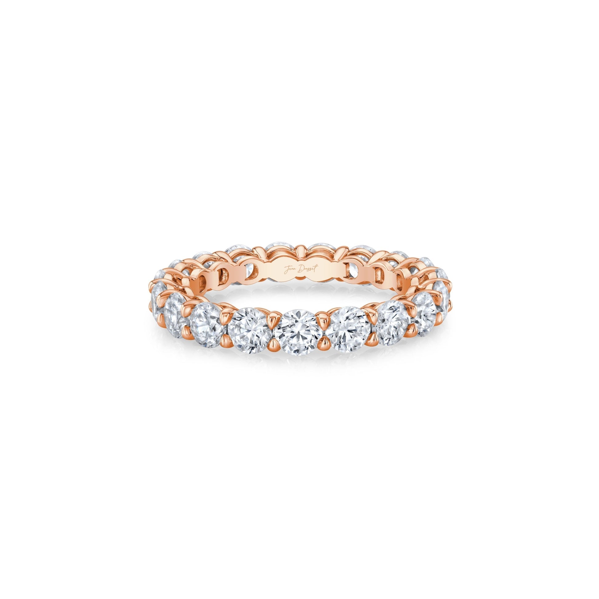Olivia Large Round Brilliant Lab Diamond Eternity Band - view 12