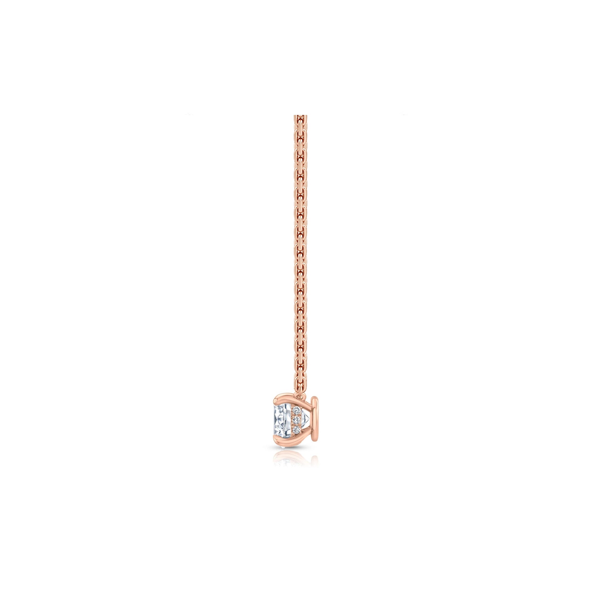 Chelsea Lab Diamond Round Brilliant Pendant - view 12