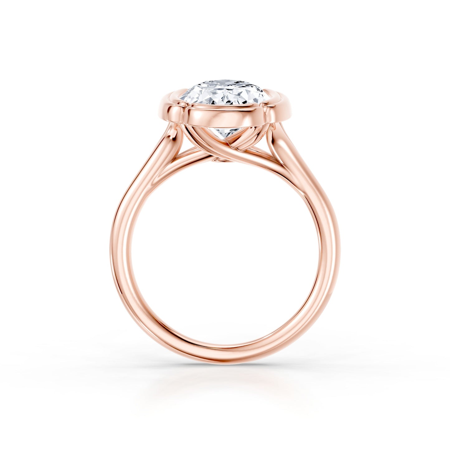 High Jewelry | Doree Solitaire Lab Diamond Engagement Ring - view 11