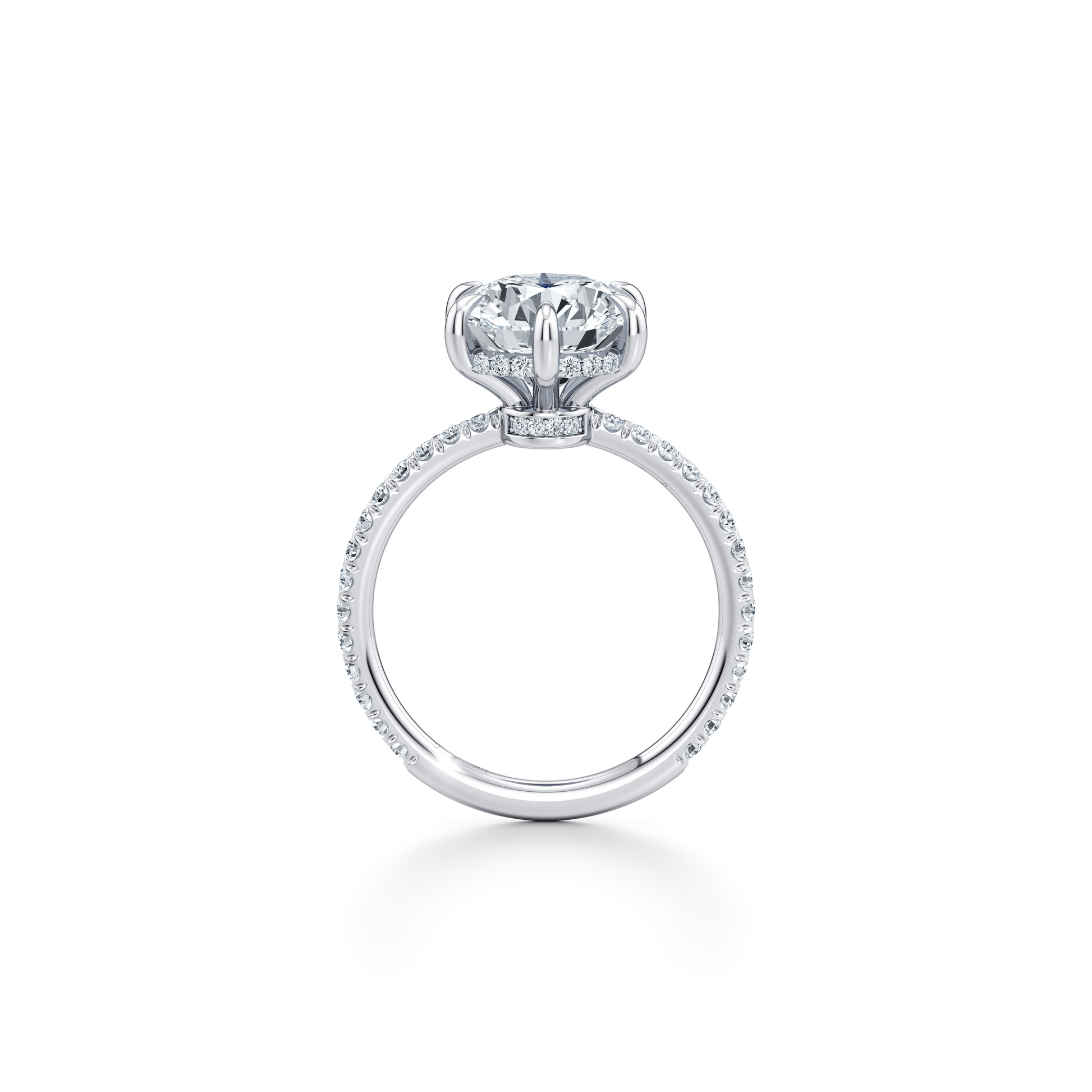 Audrey 6-Prong Solitaire Lab Diamond Engagement Ring - view 12