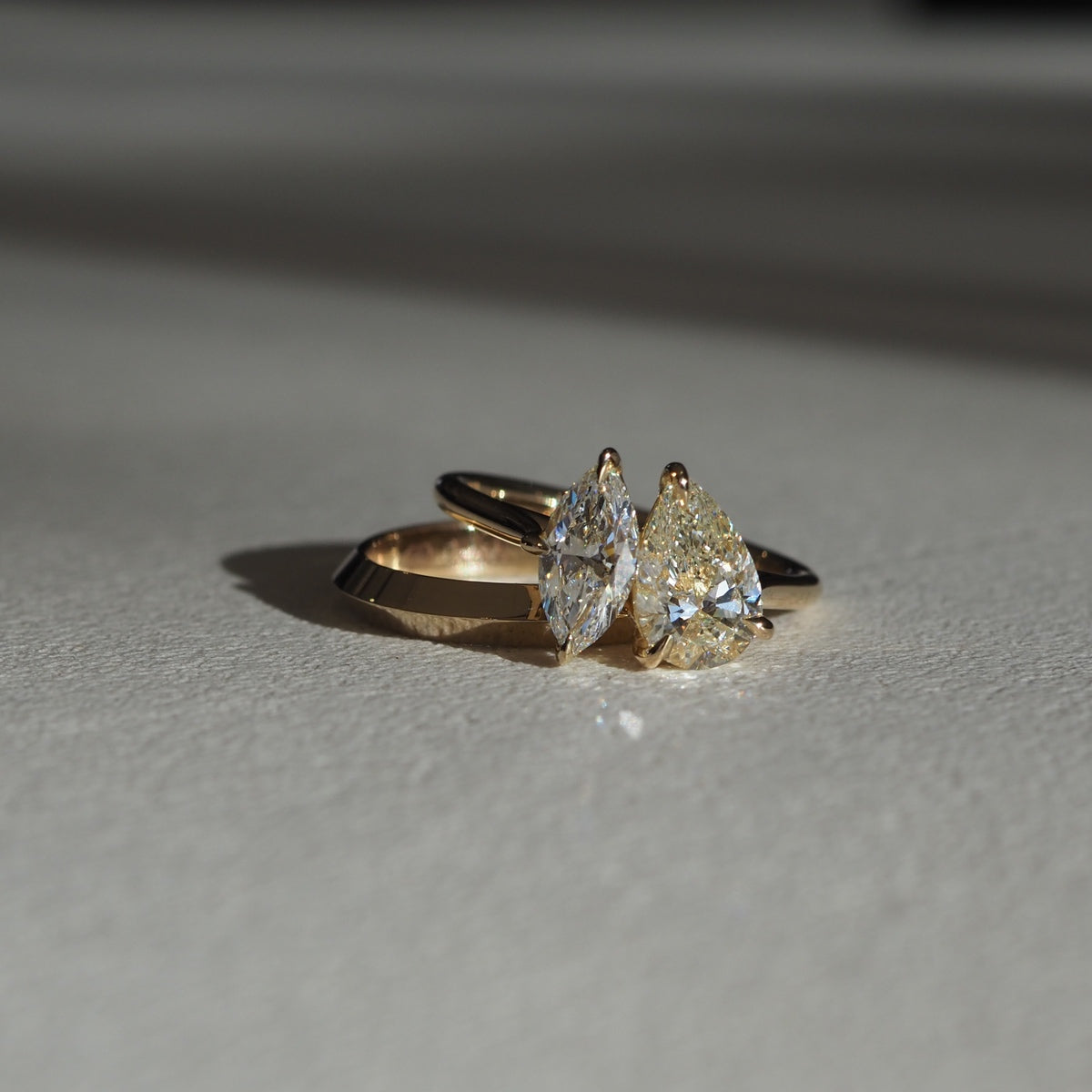 Knife Edge-Wedding BandKnife Edge-Wedding Band - Back view