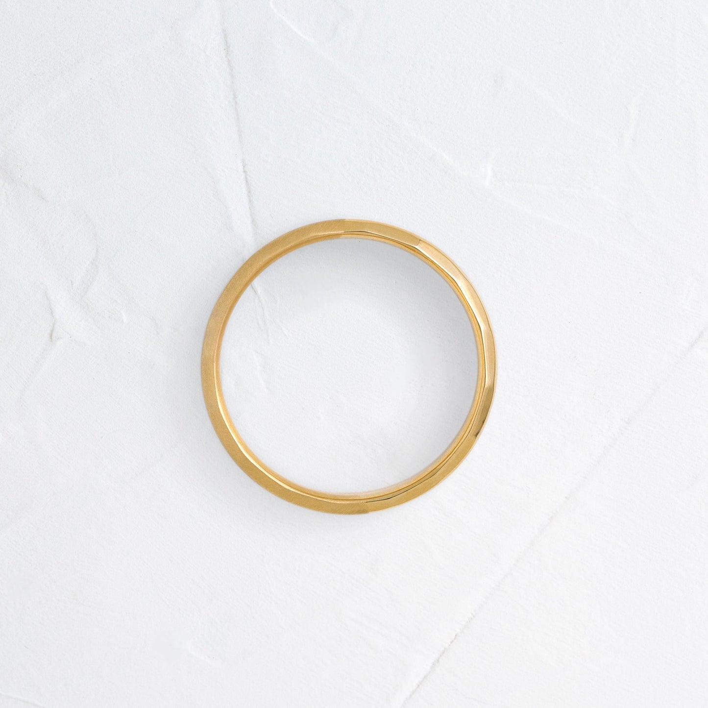 Modern Facet- Men's Wedding BandModern Facet- Men's Wedding Band - Front view
