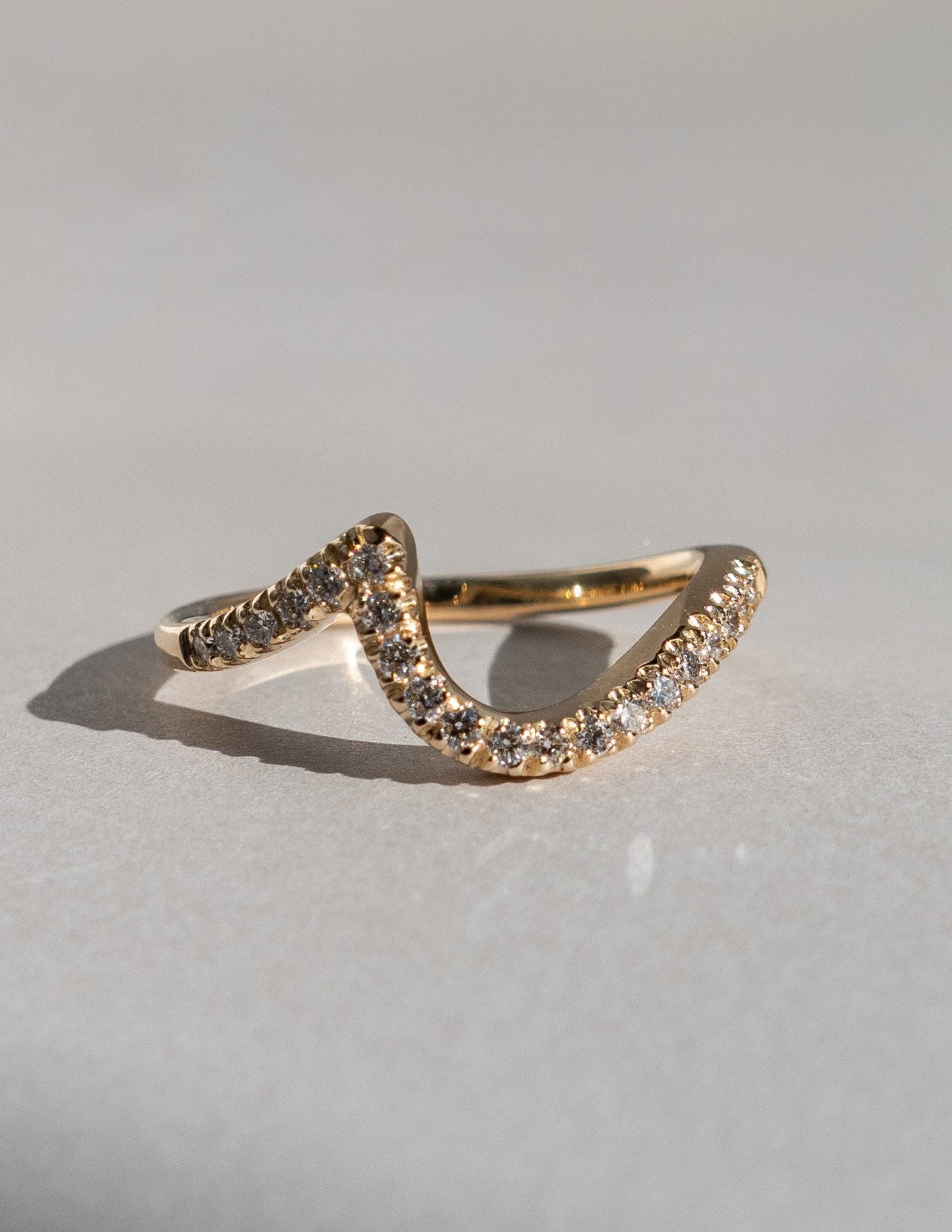 Pave Rapture- 0.55 CT Round Lab Grown Diamond Wedding BandPave Rapture- 0.55 CT Round Lab Grown Diamond Wedding Band - Front view