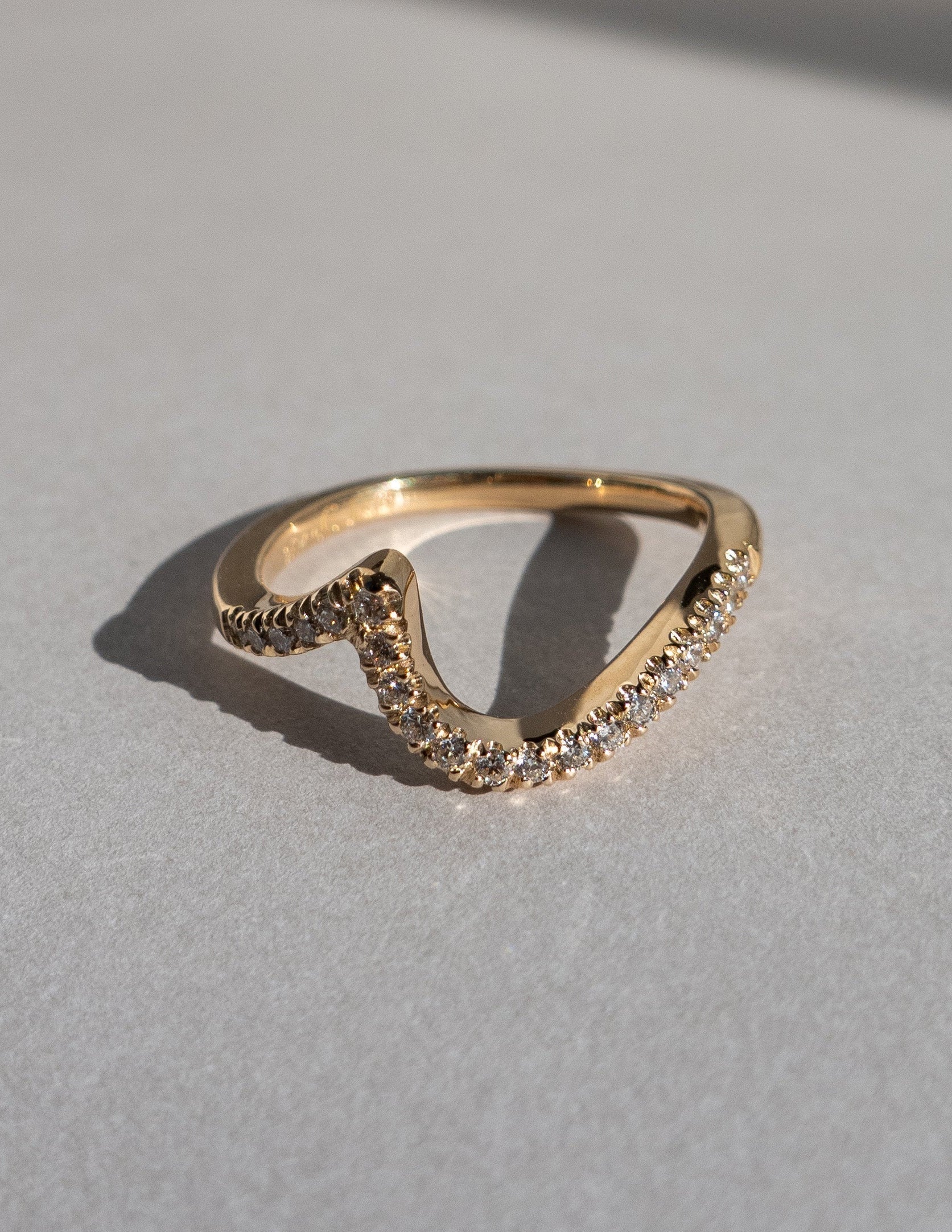 Pave Rapture- 0.55 CT Round Lab Grown Diamond Wedding BandPave Rapture- 0.55 CT Round Lab Grown Diamond Wedding Band - Side view